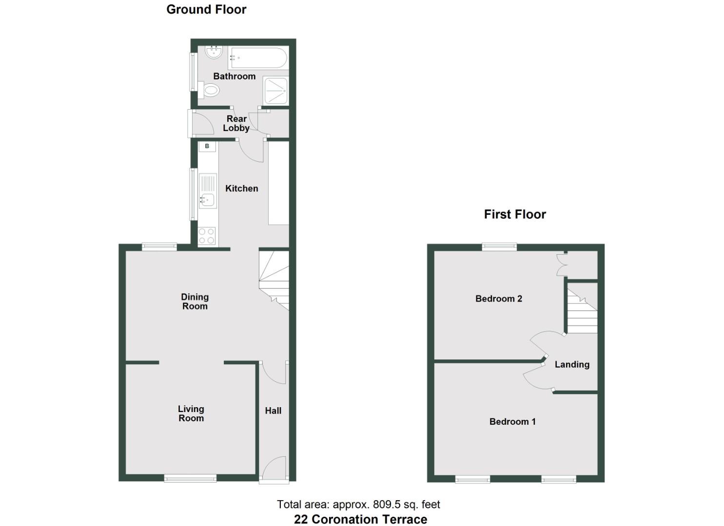 22, Coronation Terrace, Penarth floorplan