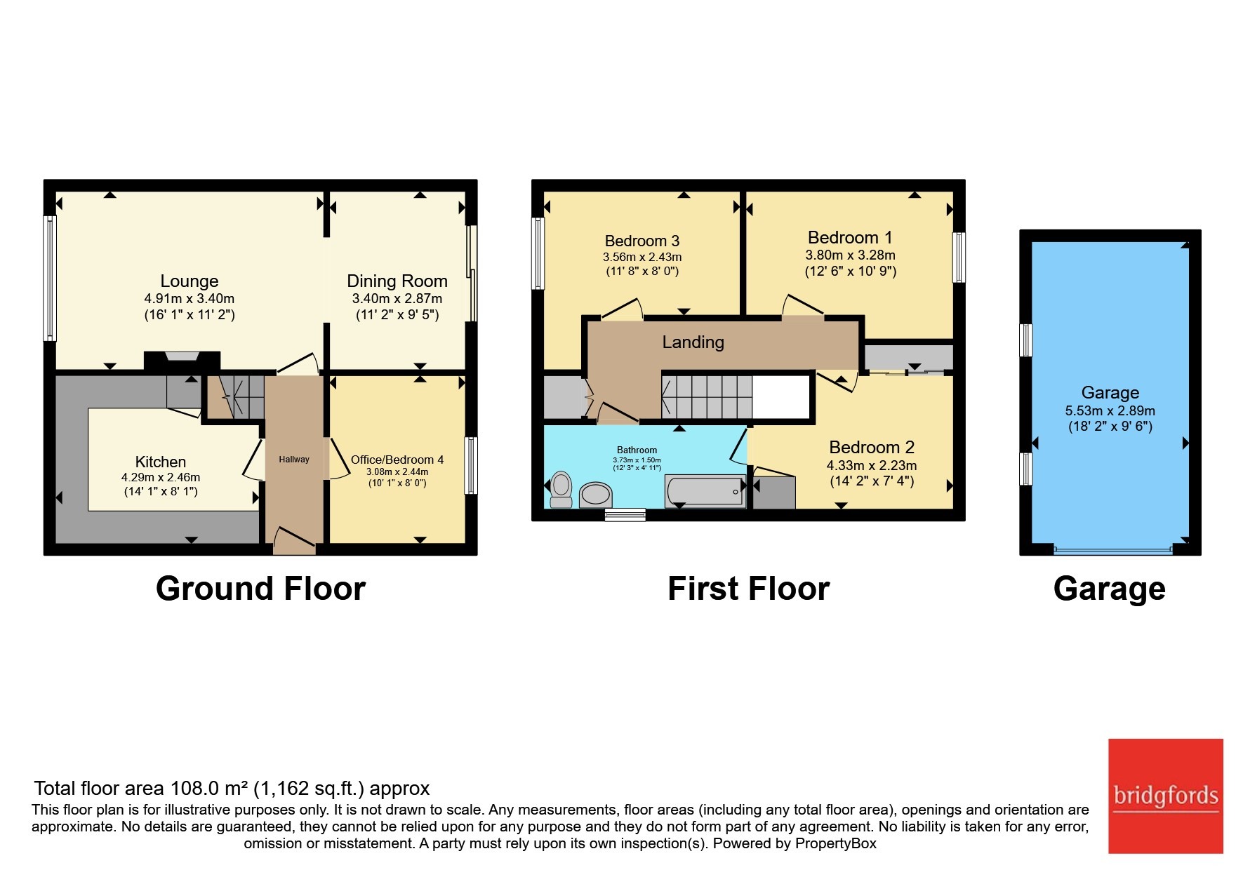 14, Alder Drive, Preston floorplan