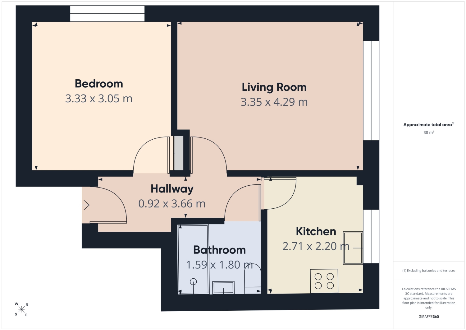 48, Burns Drive, Dronfield floorplan