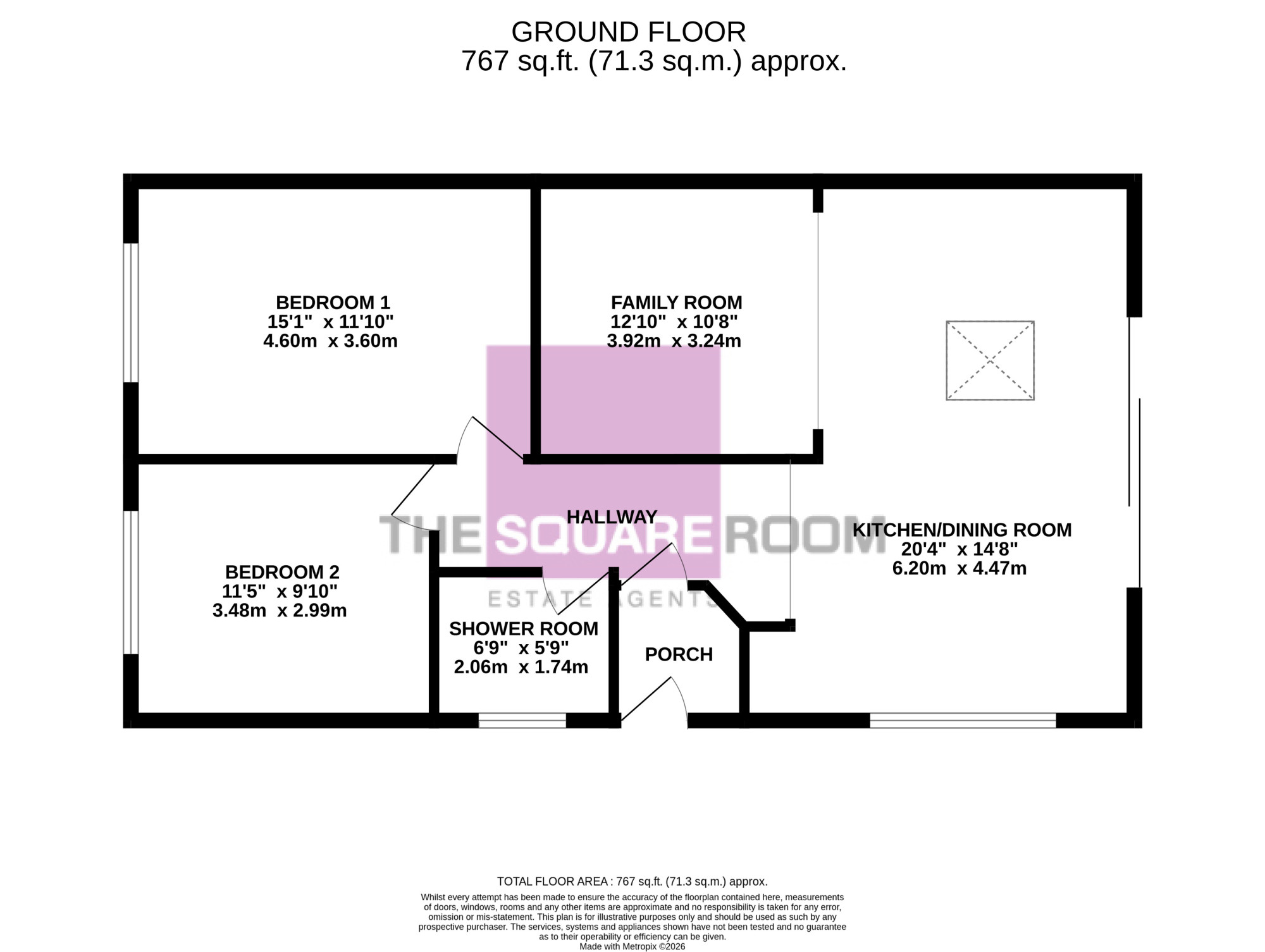 48, Parksway, Poulton-Le-Fylde floorplan