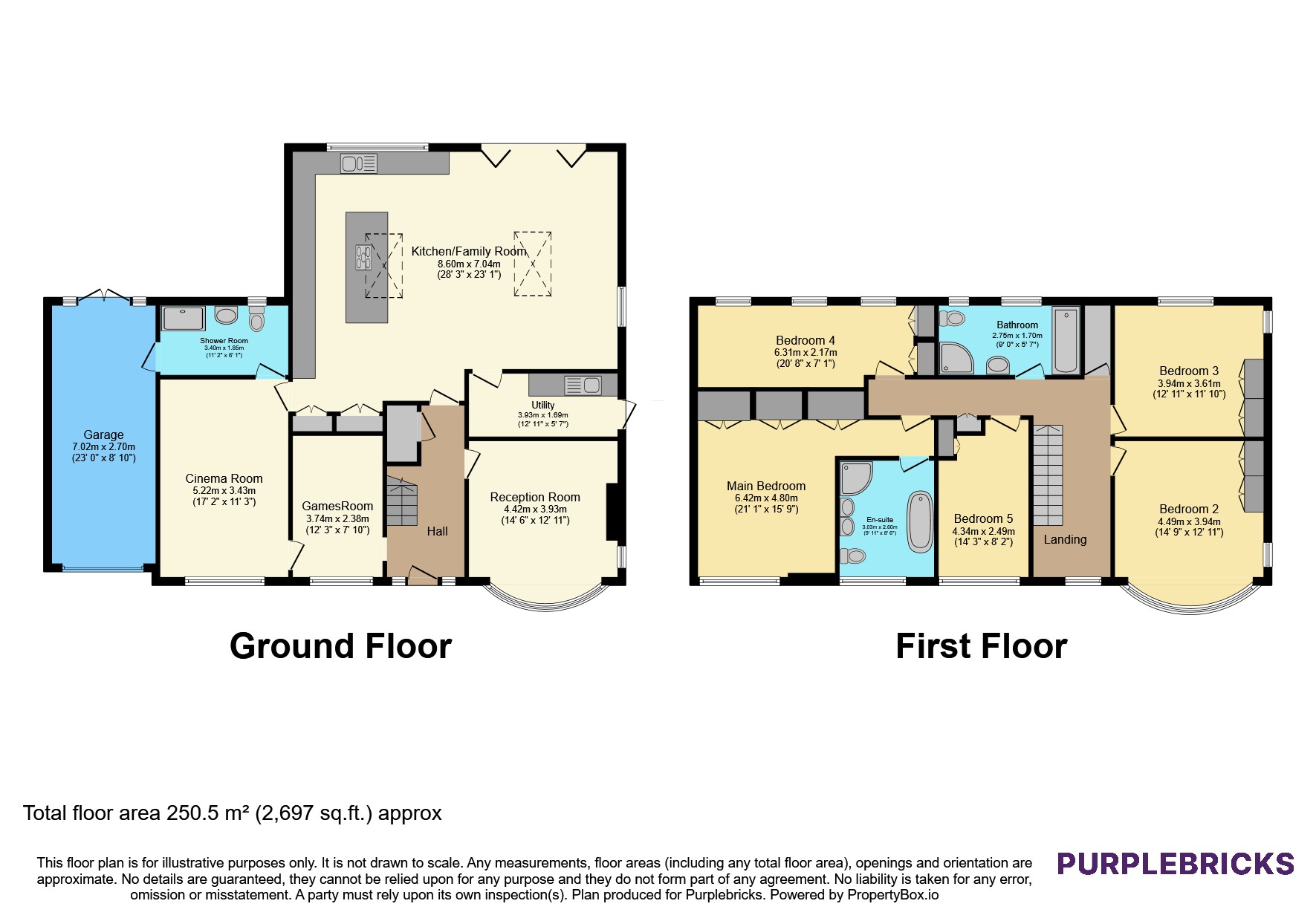 3, Oaklea Avenue, Chelmsford floorplan