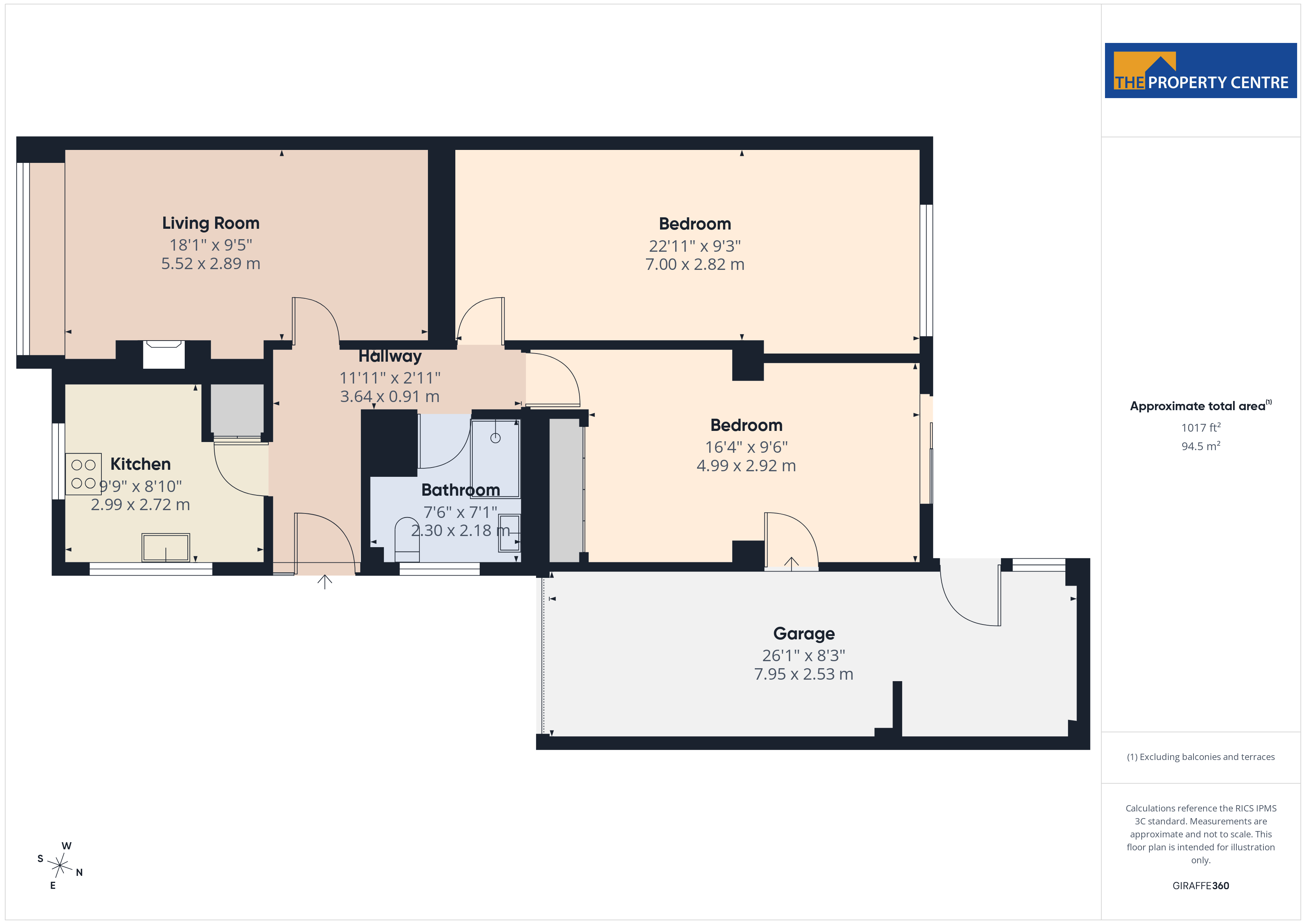 46, Columbia Drive, Worcestershire floorplan