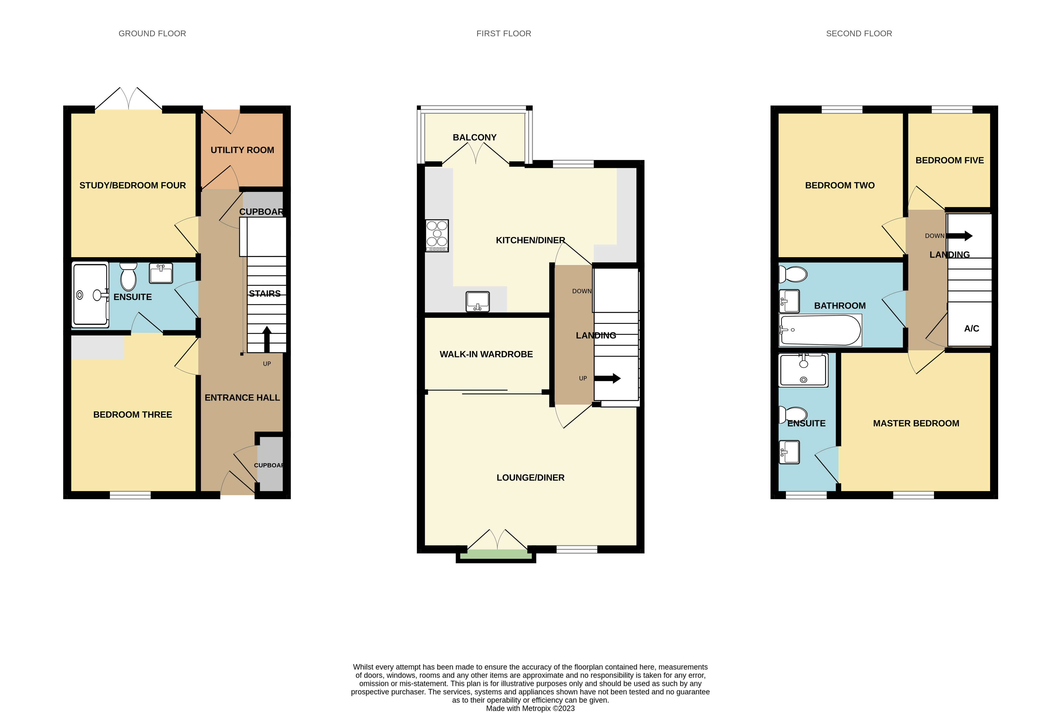 5, Pond Close, Newark floorplan