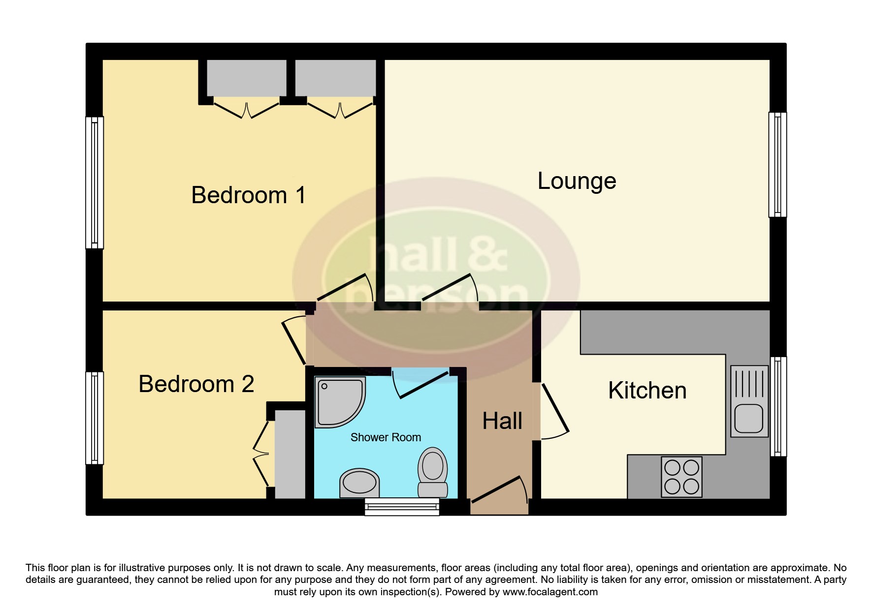 57, Bunyan Green Road, Nottingham floorplan