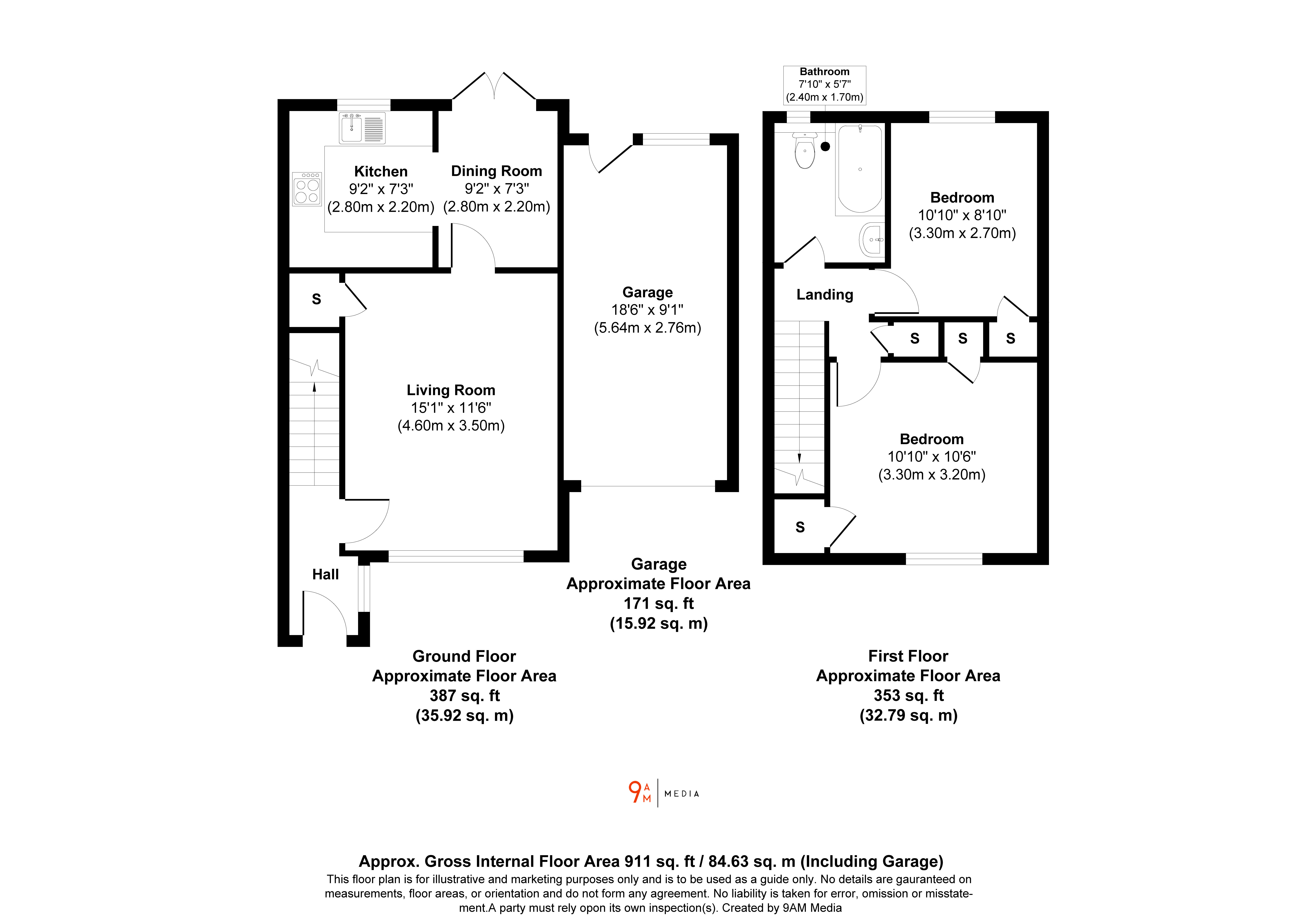 18, Auld Mart Road, Milnathort floorplan