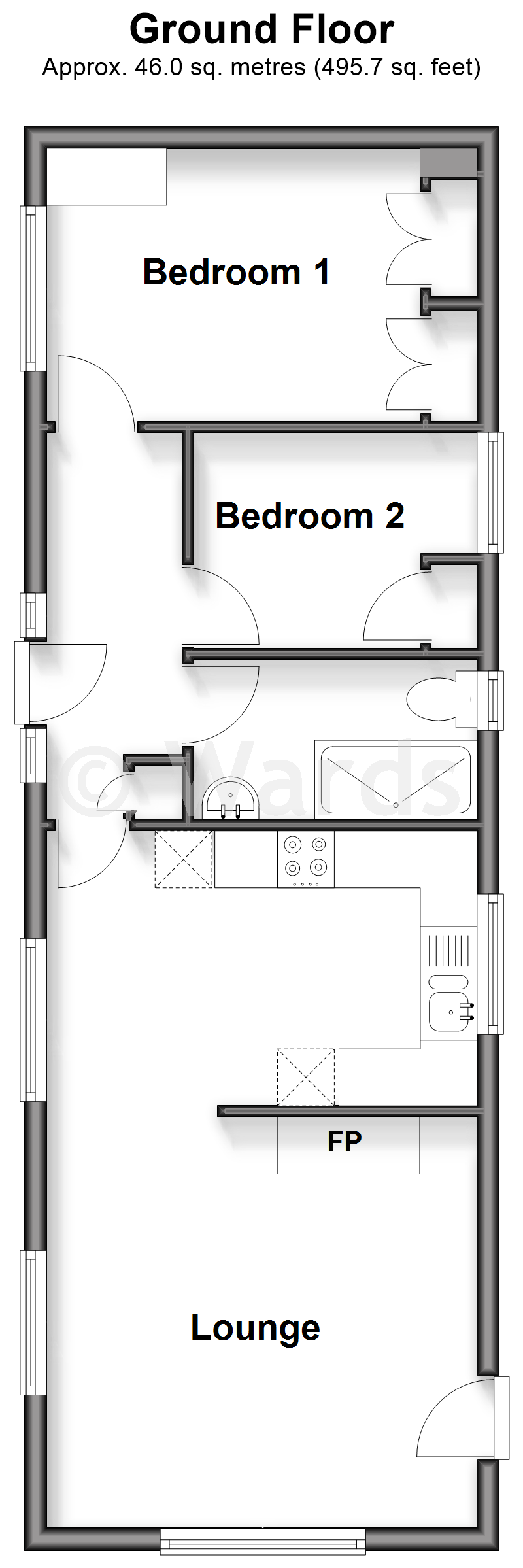 Beach Court Park, Faversham Road, Whitstable floorplan