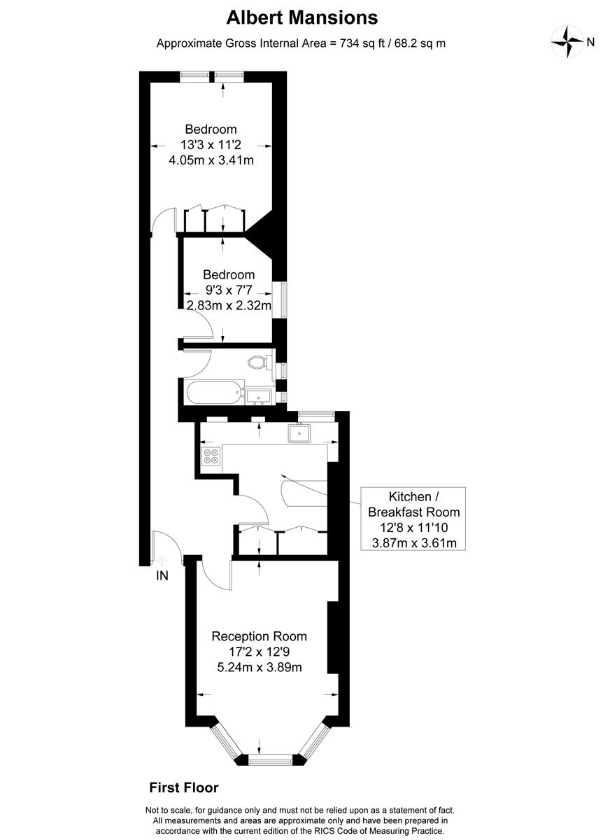 2 Bedrooms Flat for sale in Albert Mansions, Albert Bridge Road SW11