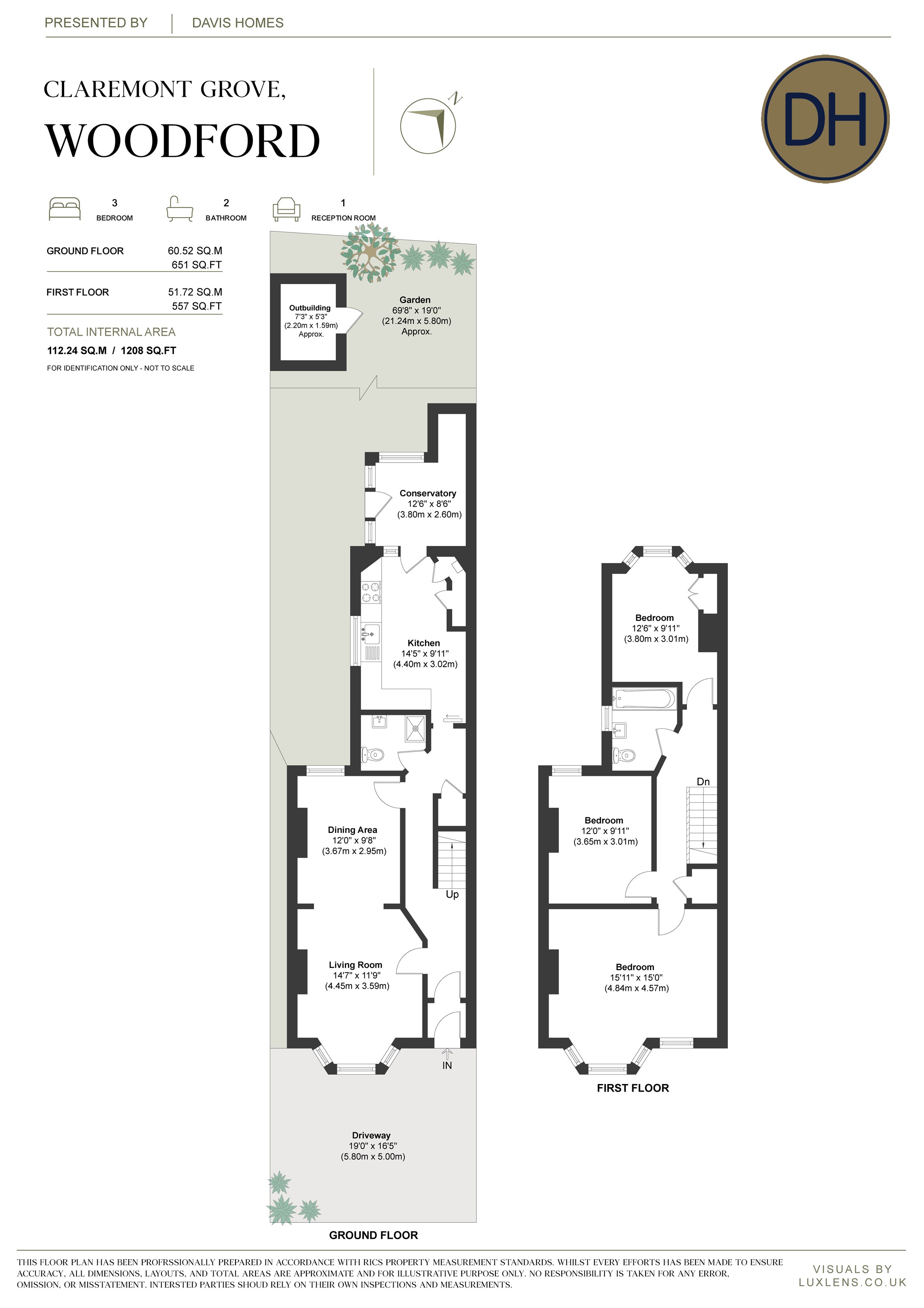 18, Claremont Grove, Woodford Green floorplan