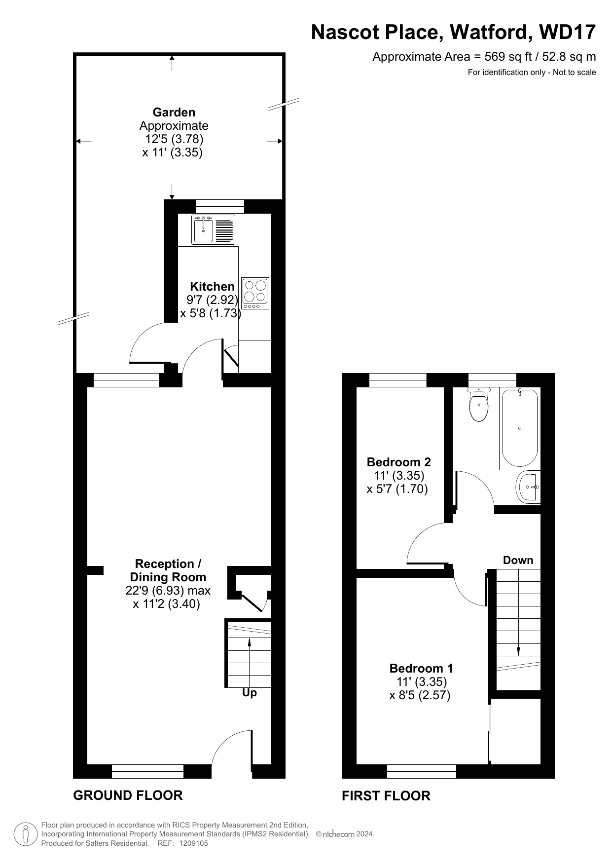 7 Nascot Place, Watford floorplan