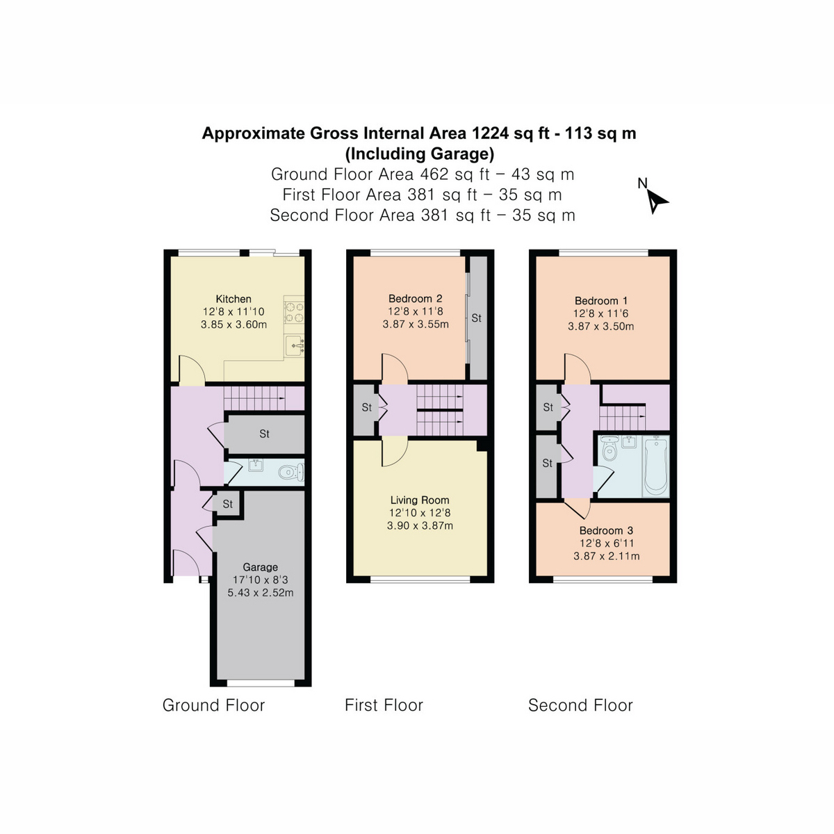 23, John Street, London floorplan