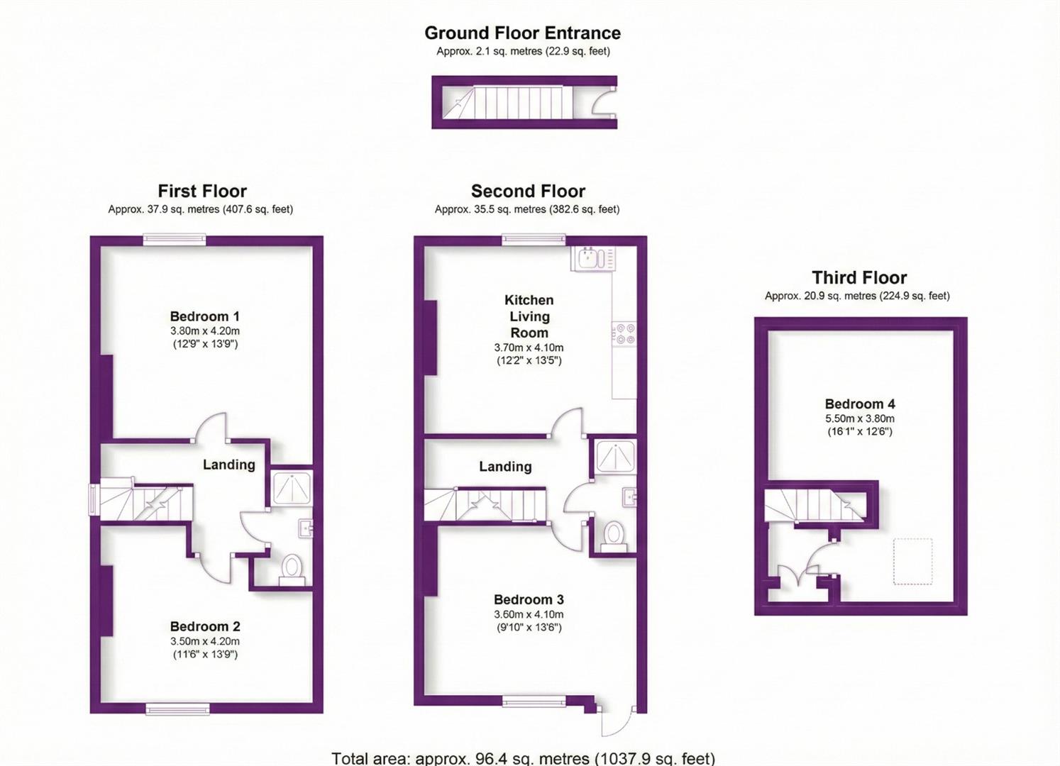 Derby Road, Nottingham floorplan