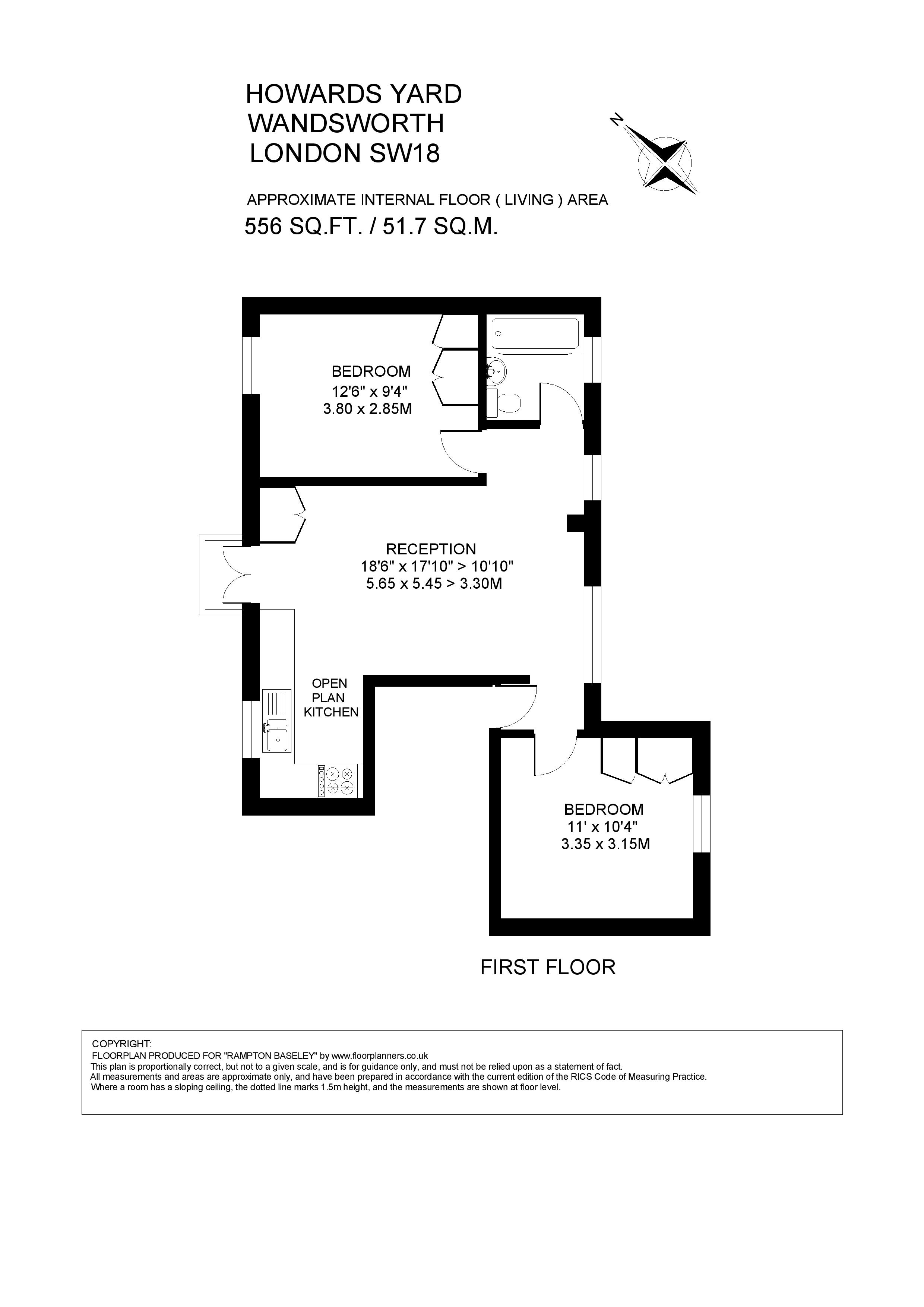 3, Howards Yard, Wandsworth floorplan