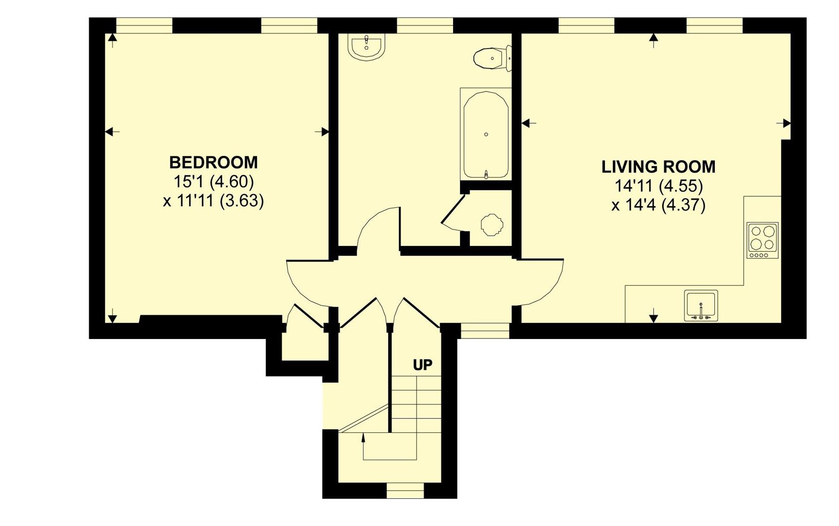 Flat 4, 8a Barrack Street, Dorset floorplan