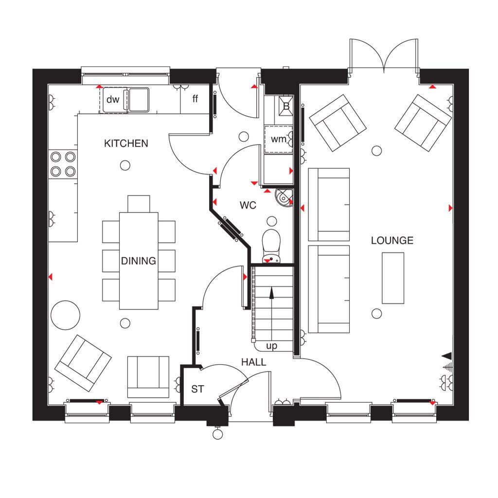 4 Bedrooms Detached house for sale in 