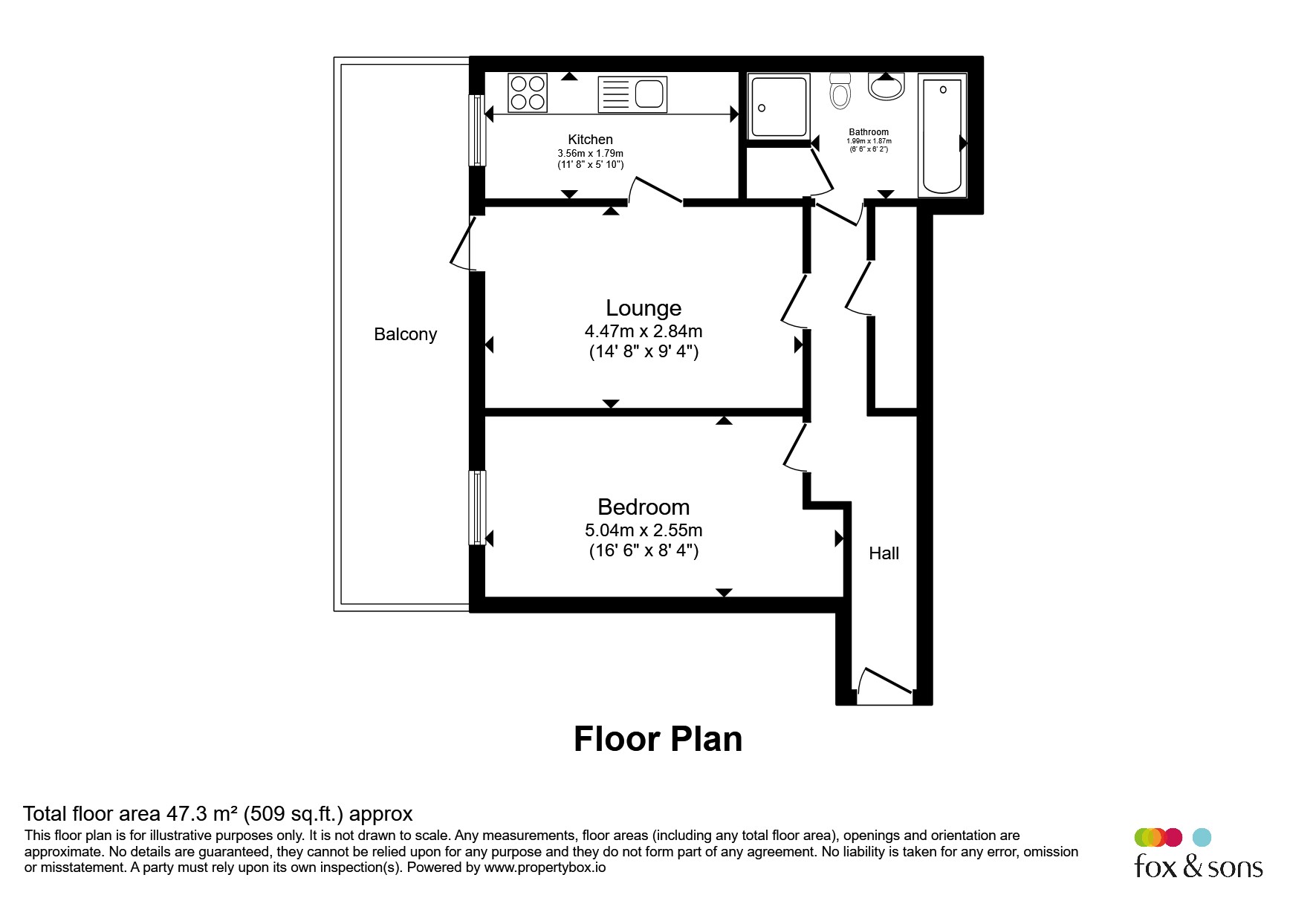 Flat 19, Chates Farm Court, John Street, BRIGHTON floorplan