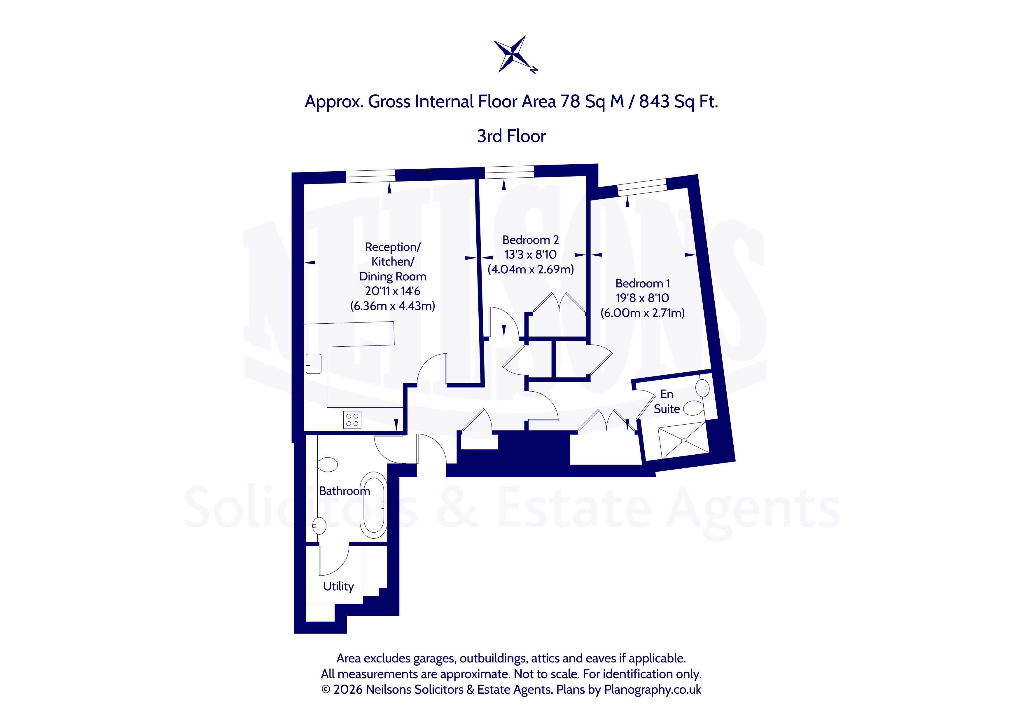 12/13, Hopetoun Crescent, Edinburgh floorplan