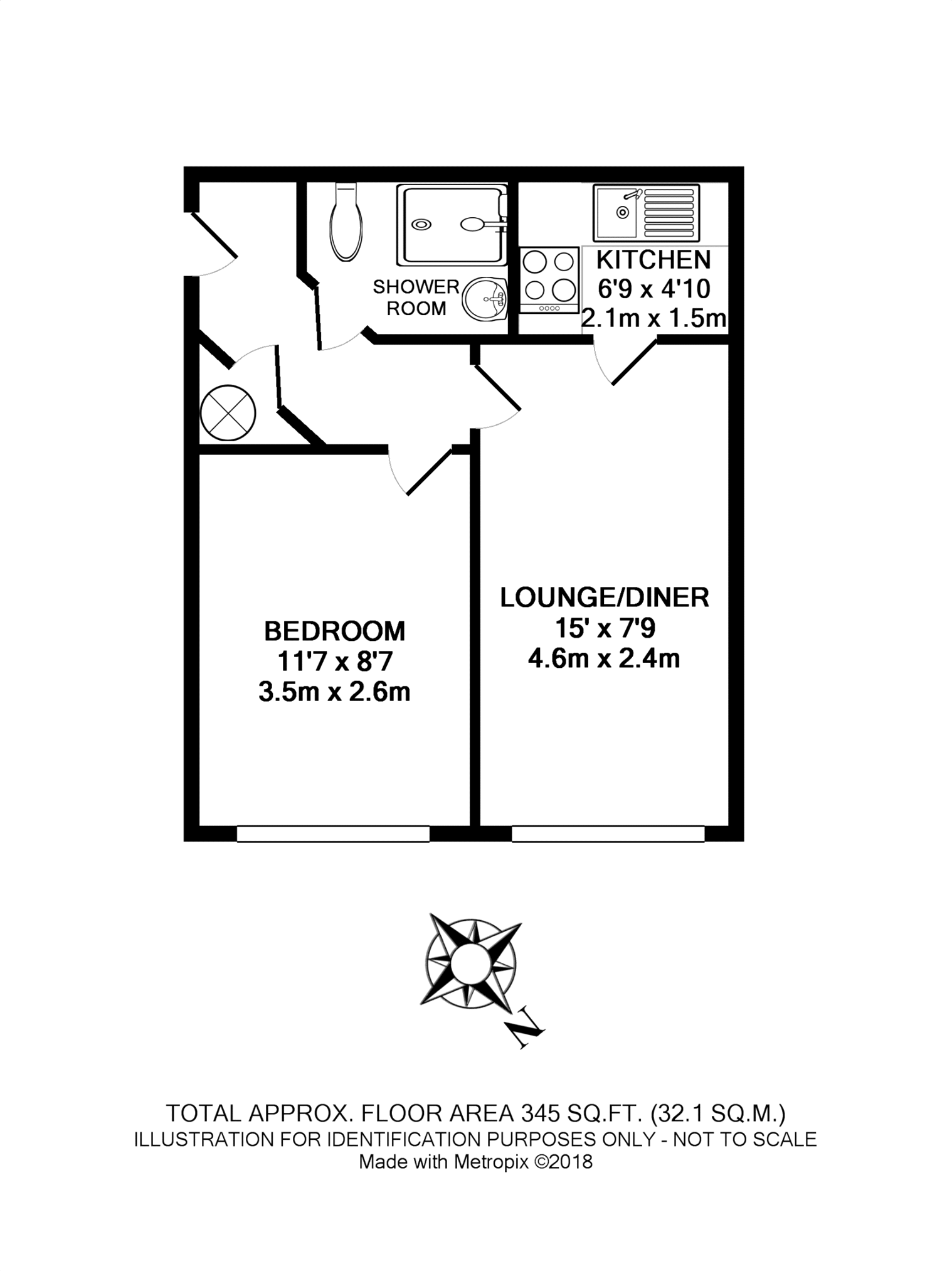 1 Bedrooms Flat to rent in Tanner Row, York YO1