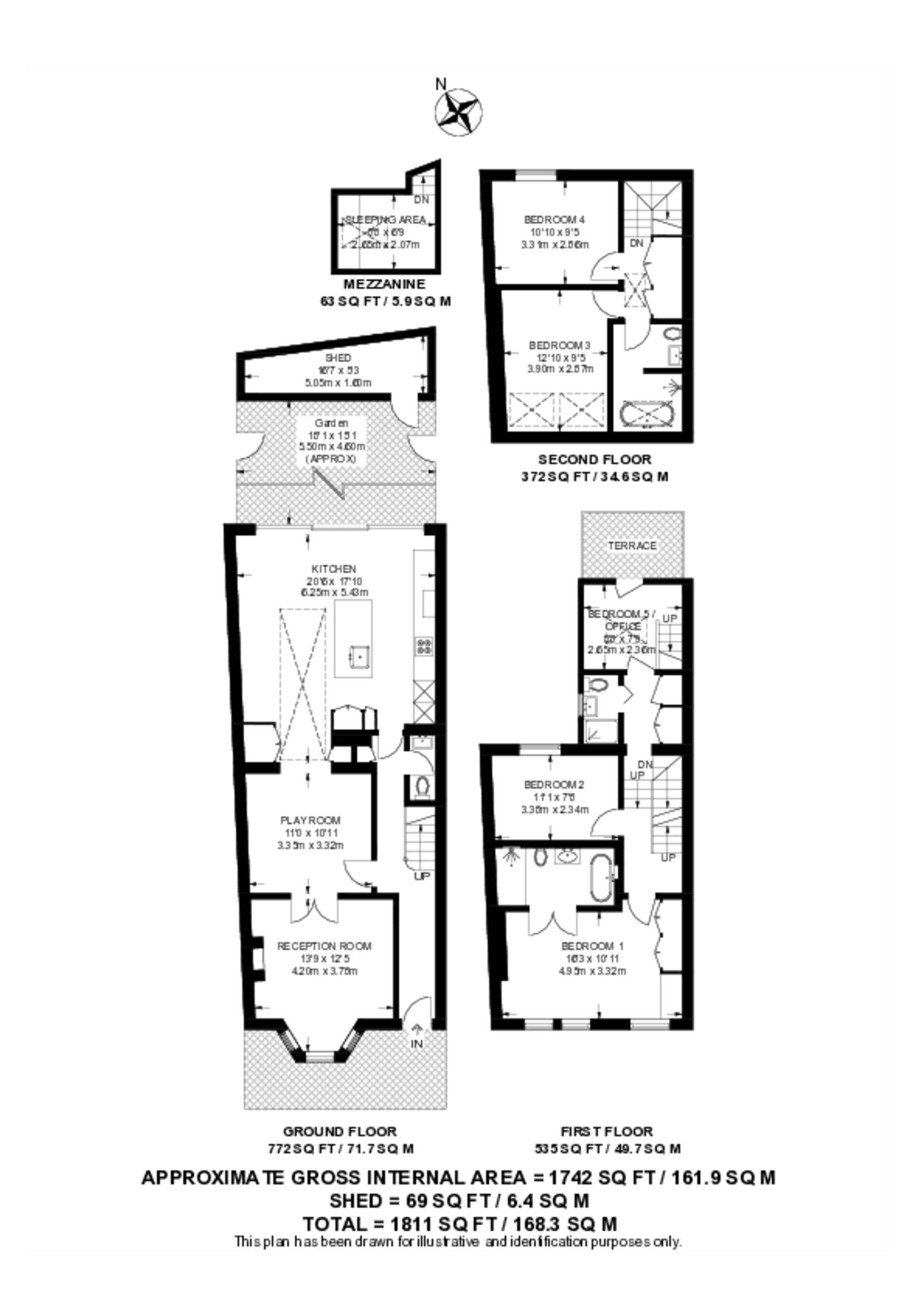 Ryland Road, Kentish Town floorplan