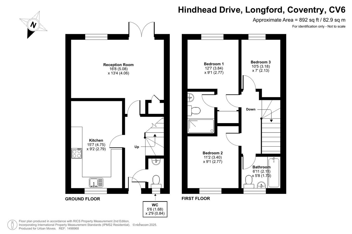 31, Hindhead Drive, Coventry floorplan