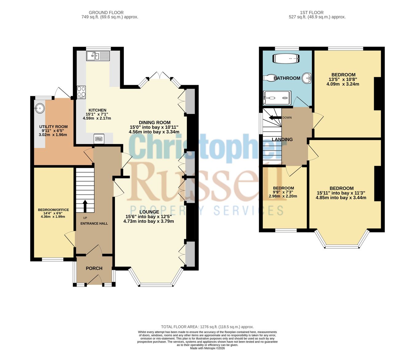 17, Huxley Road, Welling floorplan