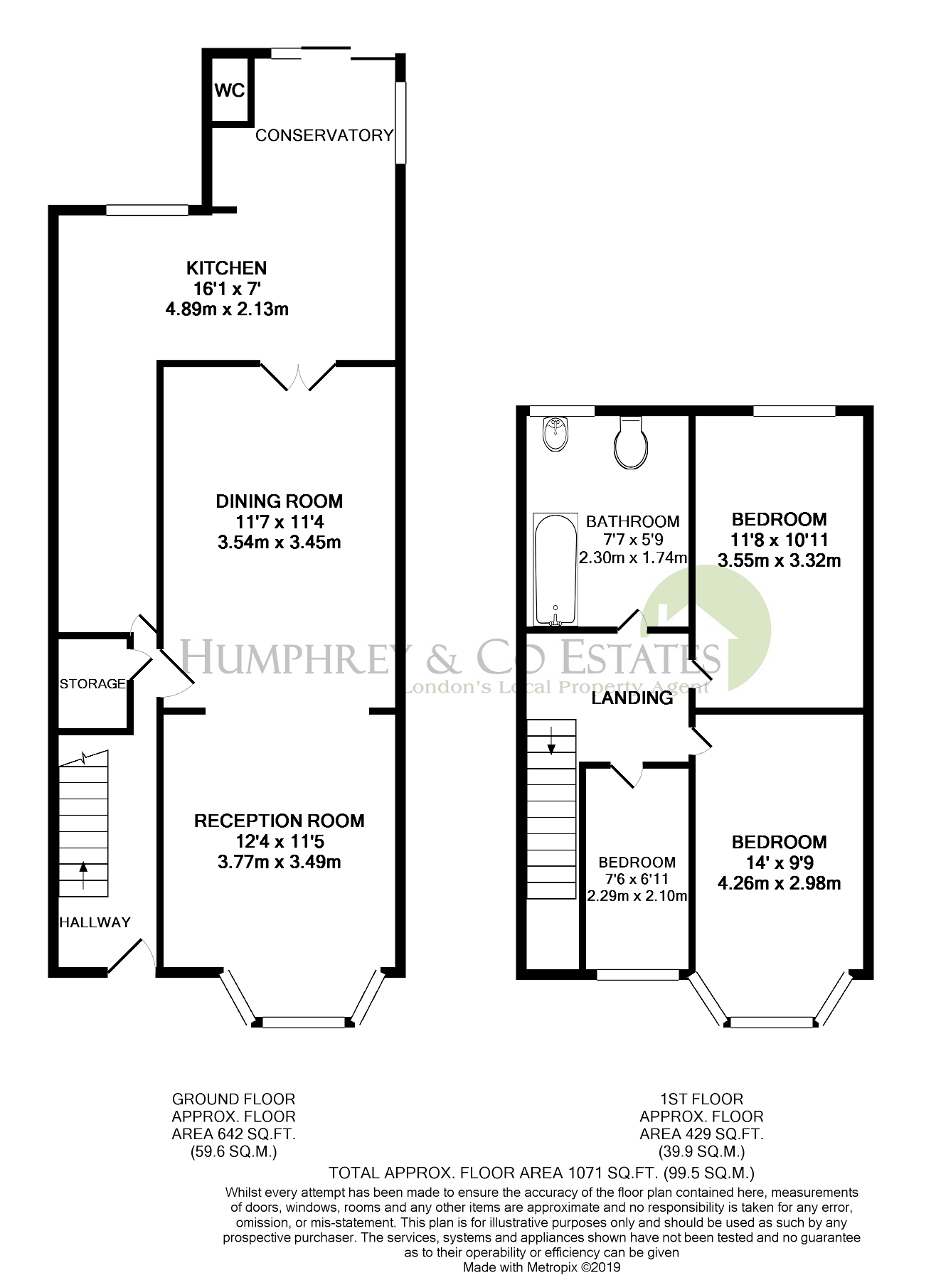 3 Bedrooms Terraced house to rent in Chesterfield Road, London E10