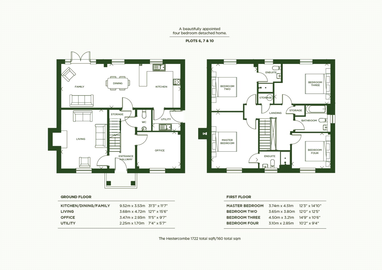 Neroche Meadows, Ilminster floorplan