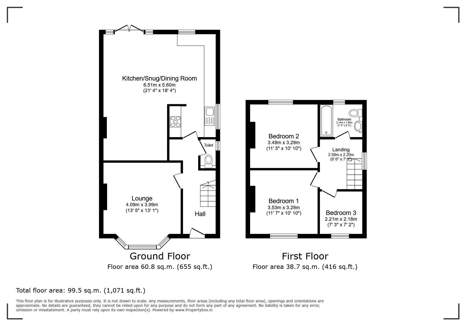 112, Harton Lane, South Shields floorplan