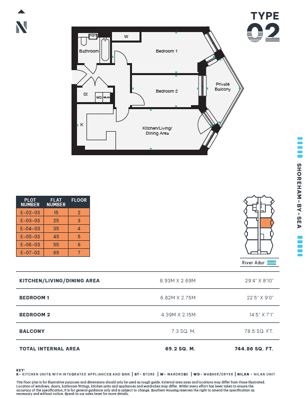 e_06_03, Brighton Road, Shoreham-By-Sea floorplan