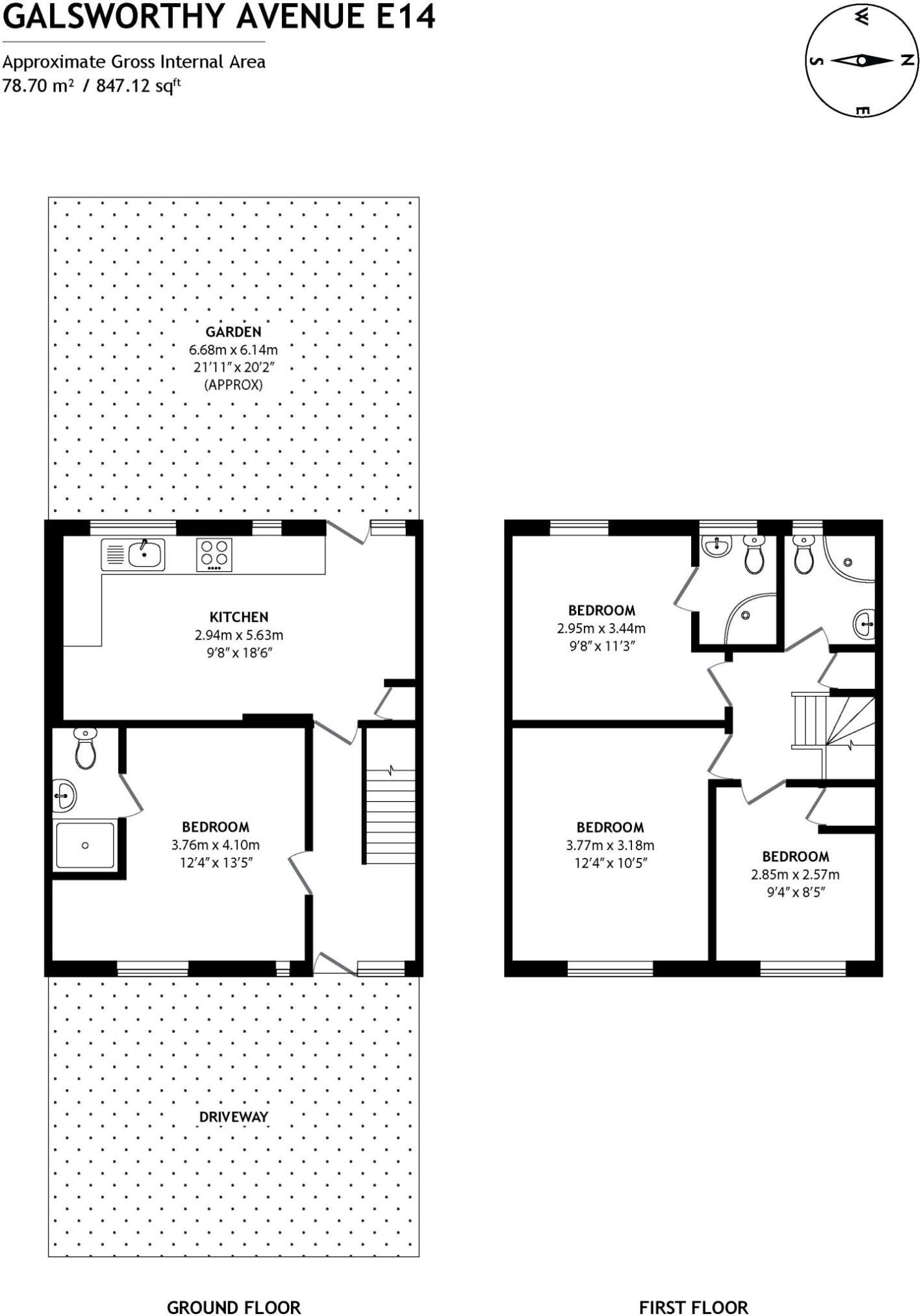 Donoghue Cottages,2, Galsworthy Avenue, London floorplan