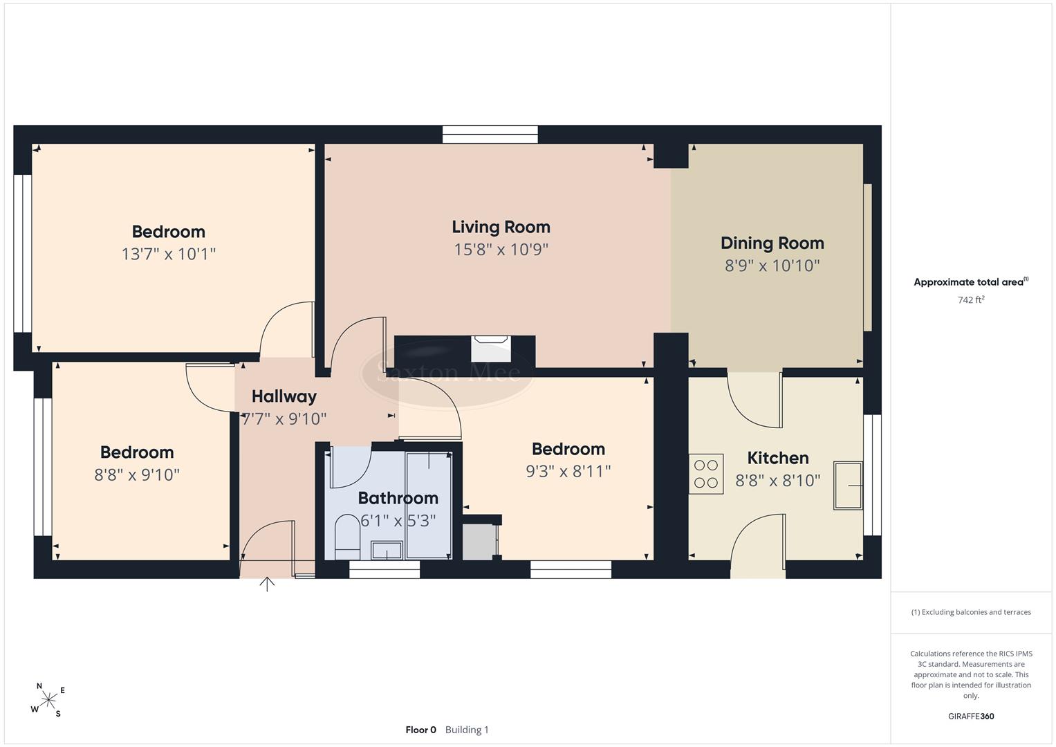 3, Kipling Close, Dronfield floorplan