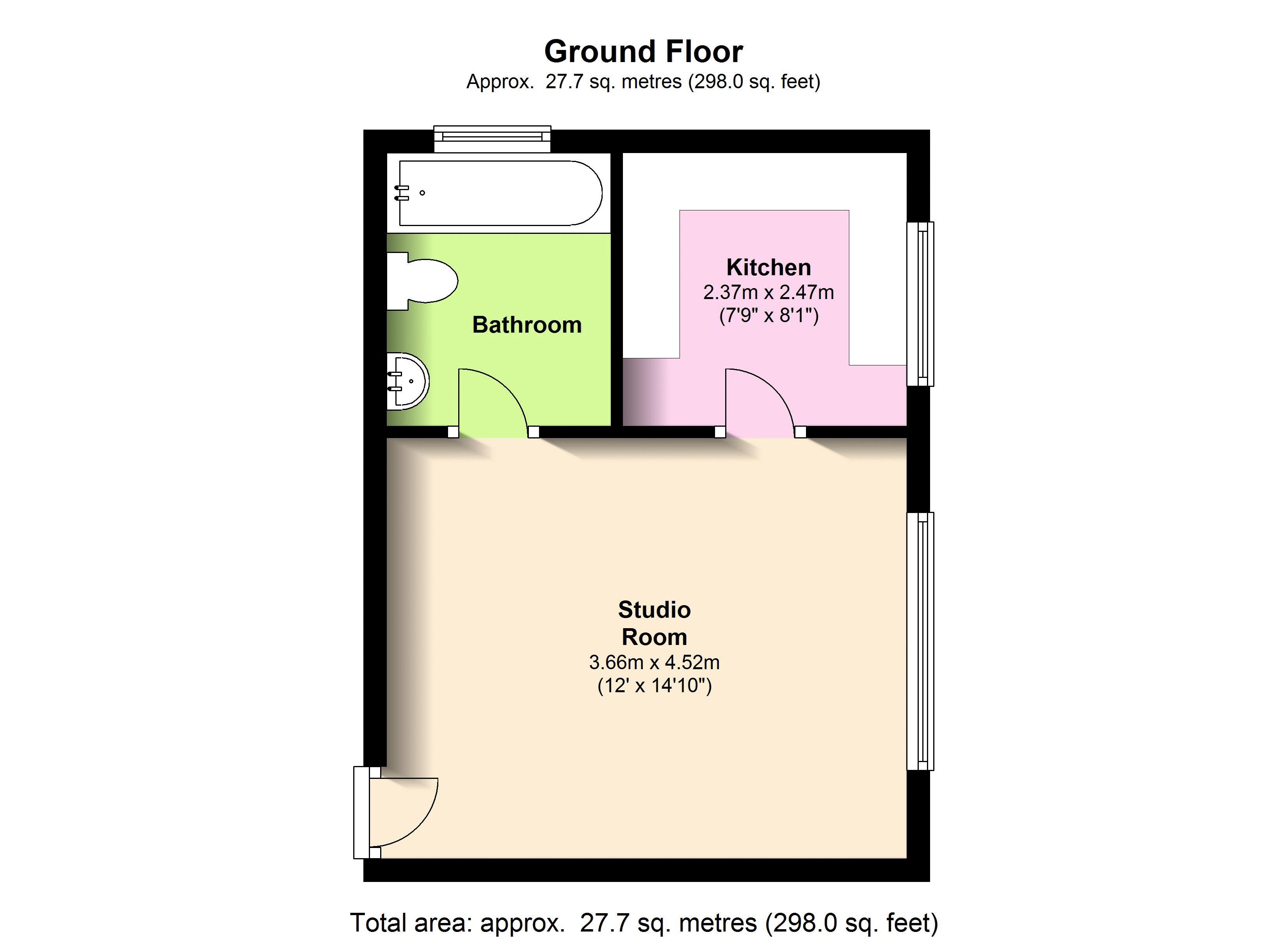 0 Bedrooms Studio to rent in Hadley Road, New Barnet, Barnet EN5