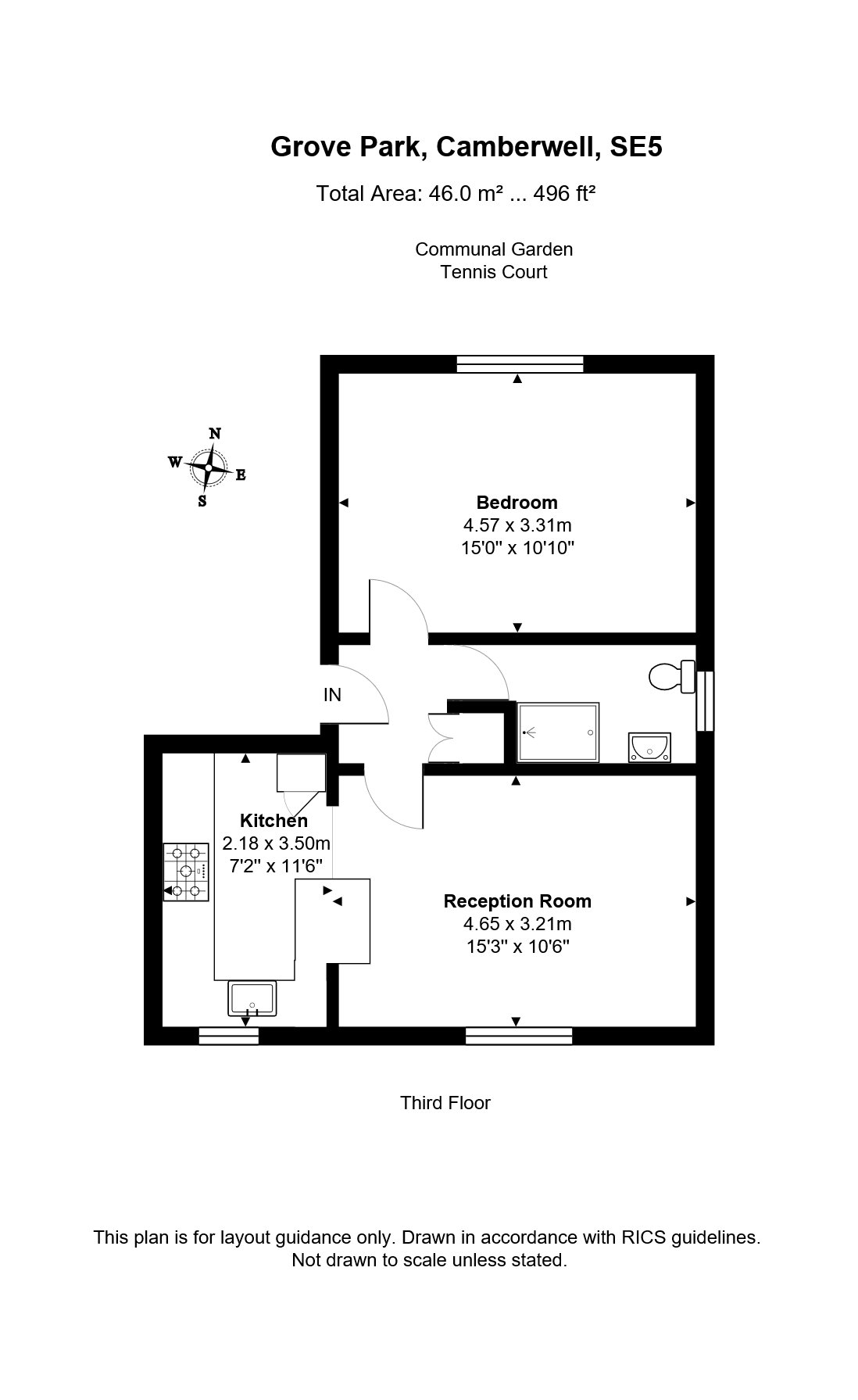 1 Bedrooms Flat for sale in Grove Park, Camberwell, London SE5
