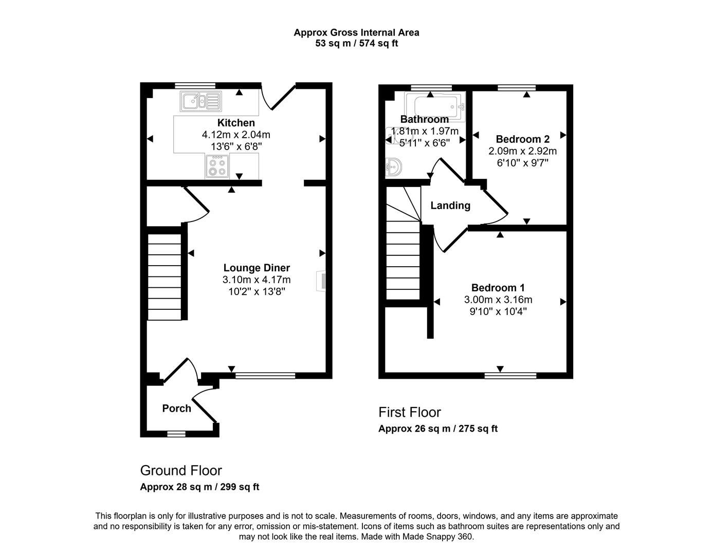 21, Devonshire Road, Pembroke Dock floorplan