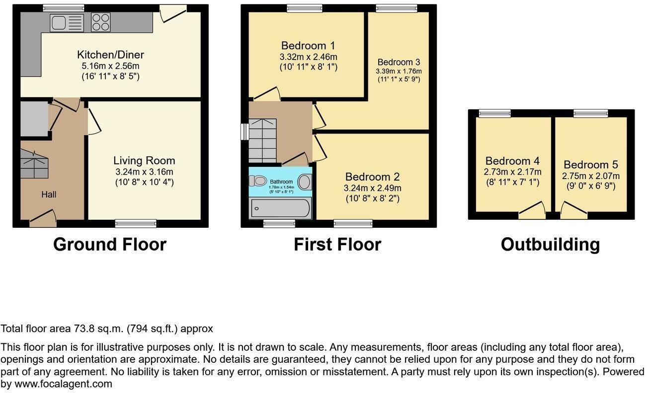 4A, Scargill Road, Harrogate floorplan