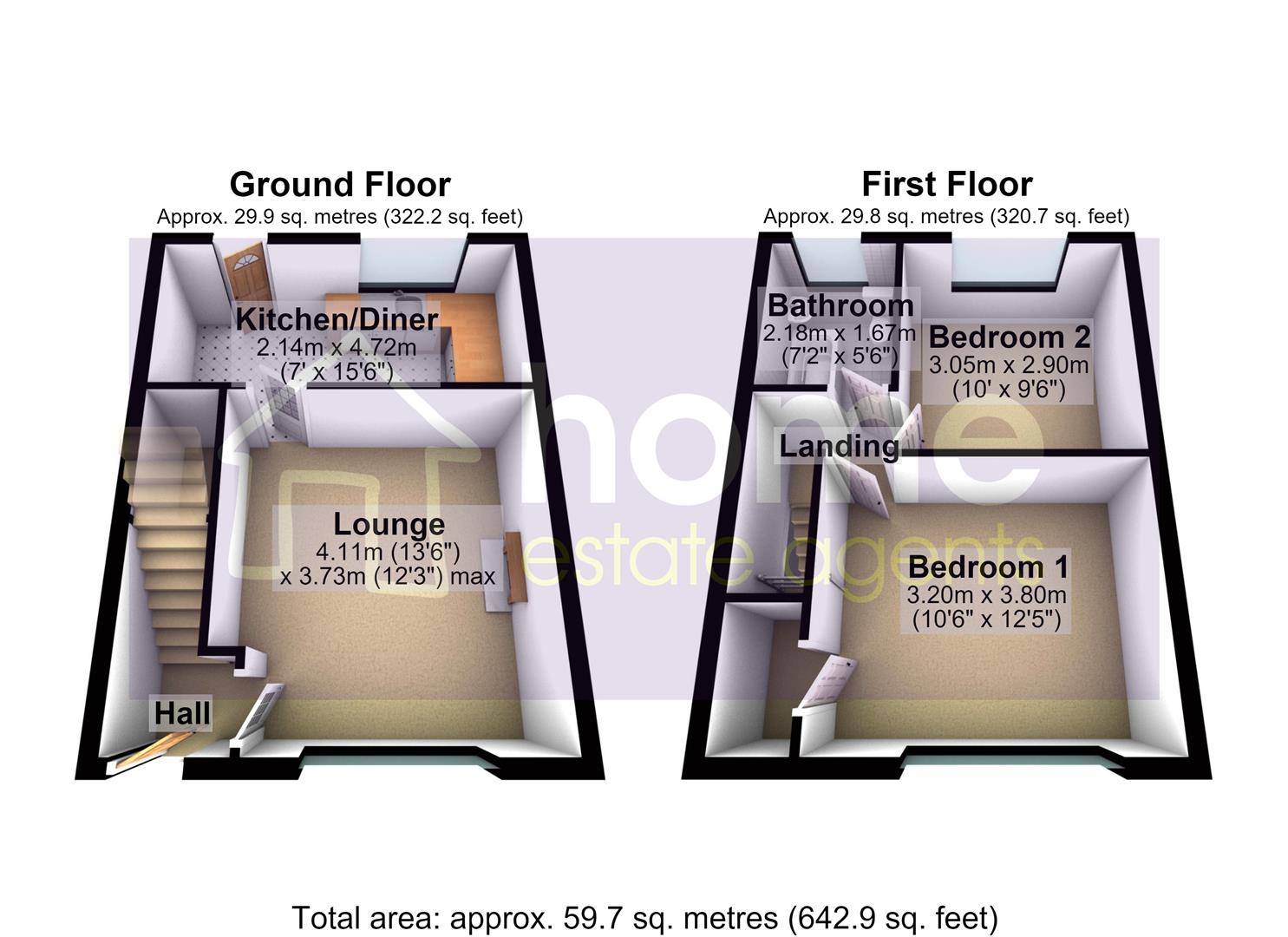 47, Harridge Avenue, Stalybridge floorplan