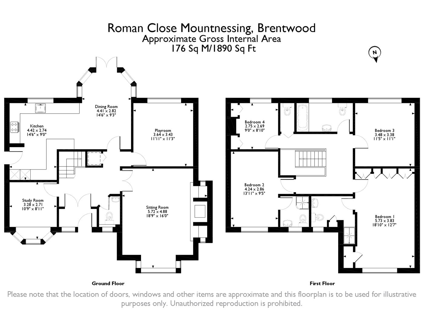 4 Bedrooms Detached house for sale in Roman Close, Mountnessing, Brentwood CM15