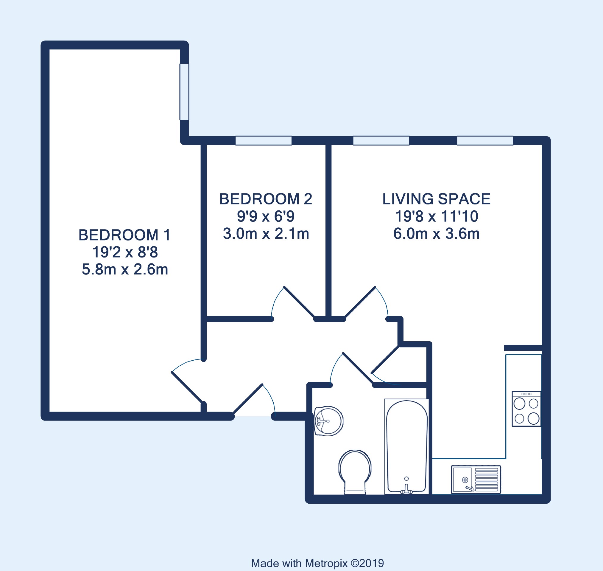 2 Bedrooms Flat for sale in West Street, Bedminster, Bristol BS3