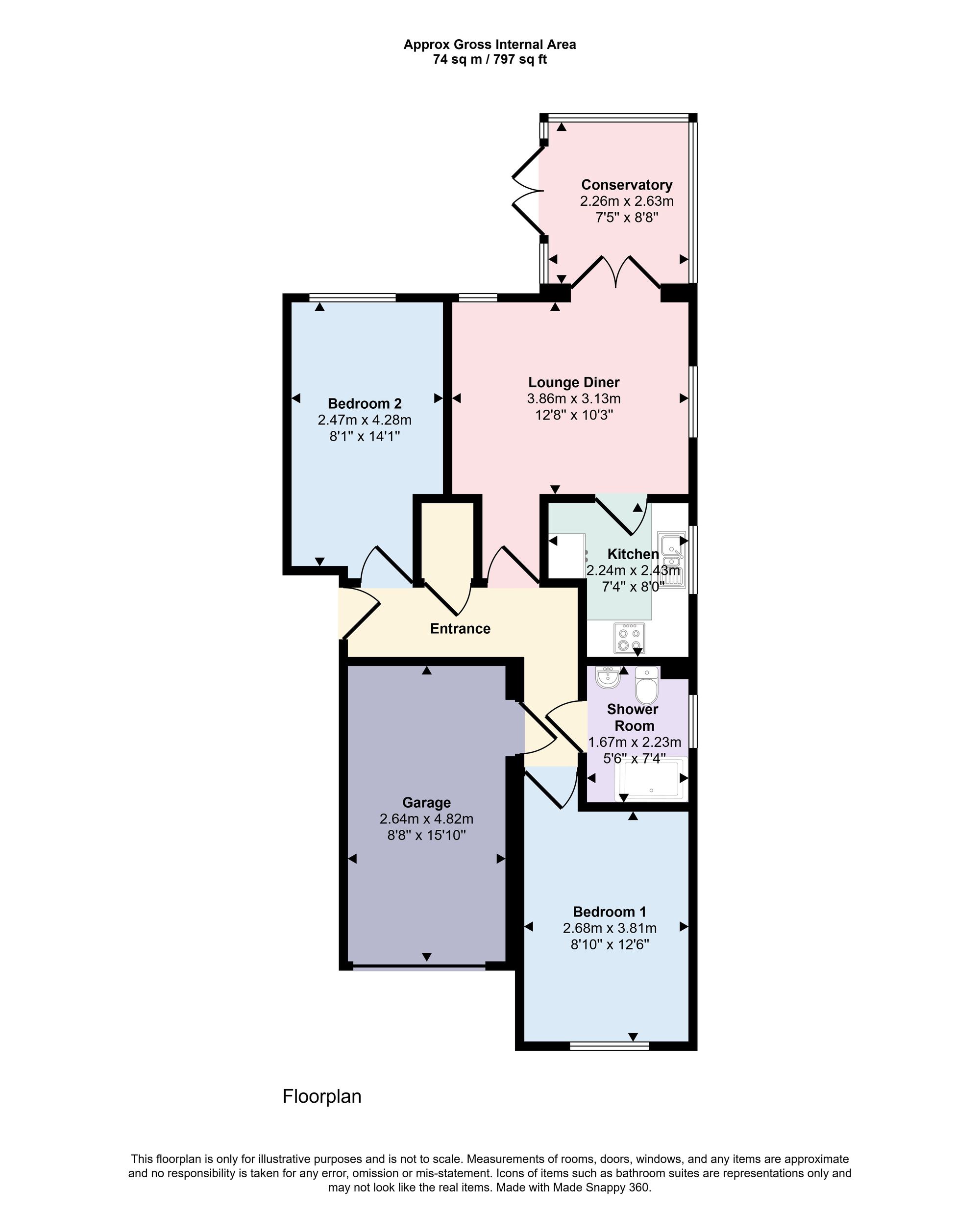 51 Shorts Road, Eastleigh floorplan