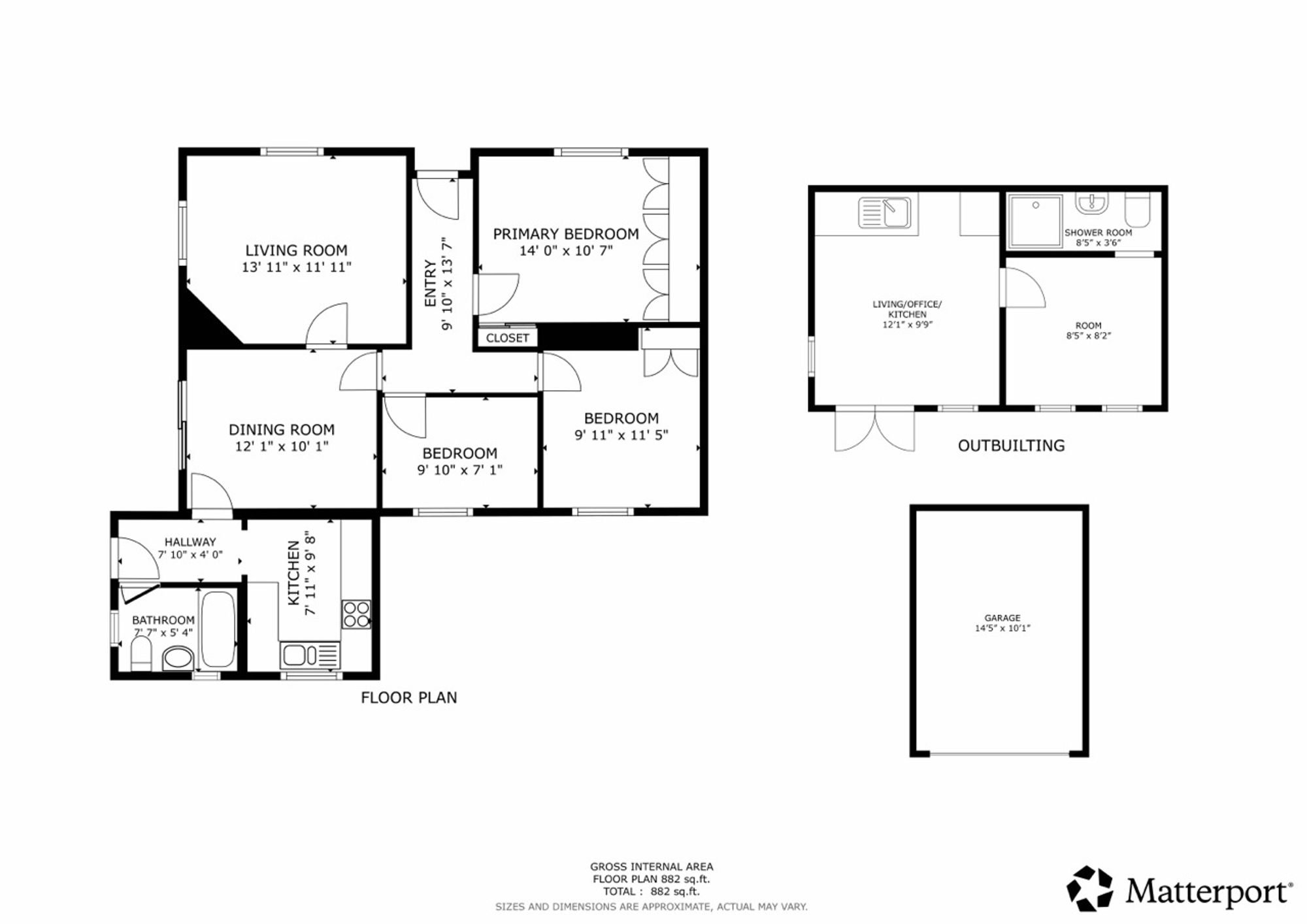 Hillside Cottage Church Road, Ipswich floorplan