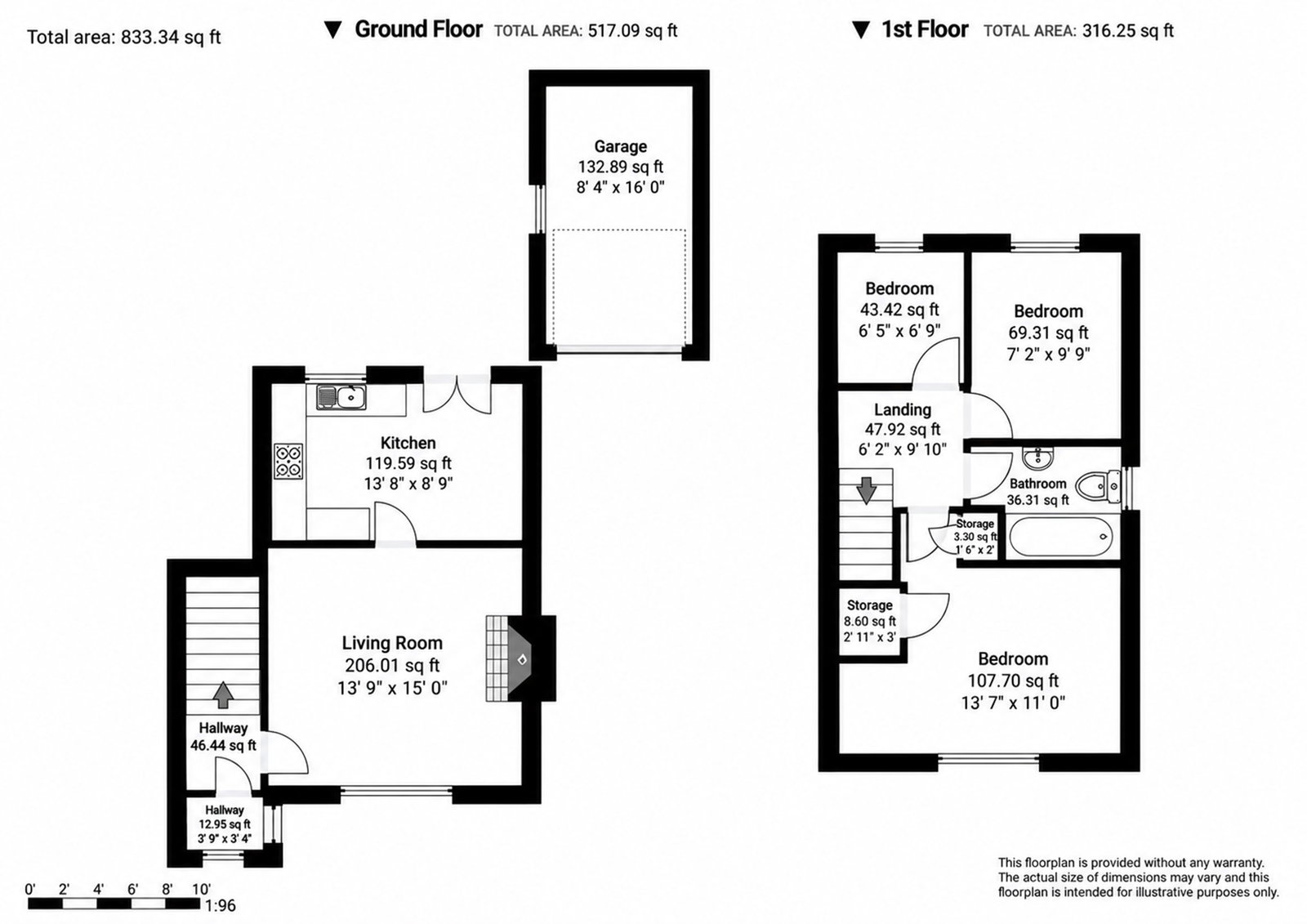 23, St. Andrews Close, Rotherham floorplan