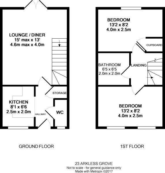 Arkless Grove, Consett floorplan