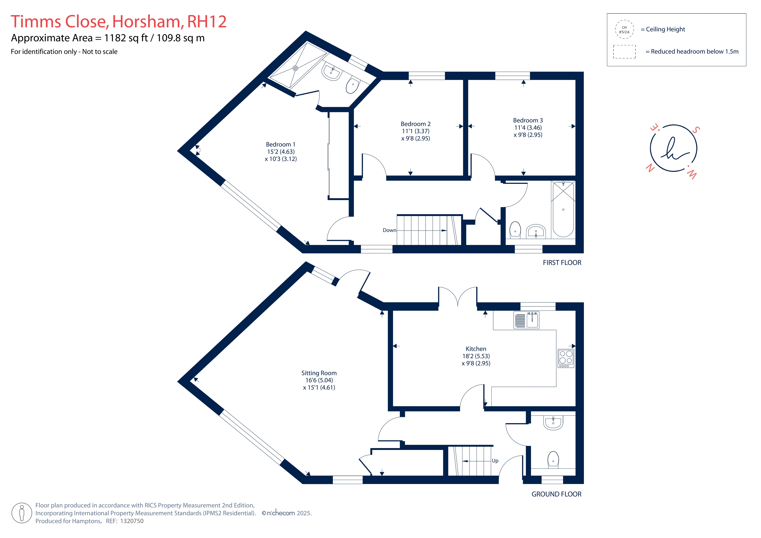 5, Timms Close, Horsham floorplan