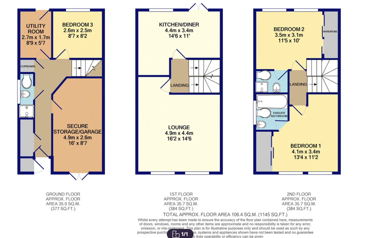 Brackendale Road, Wakefield floorplan