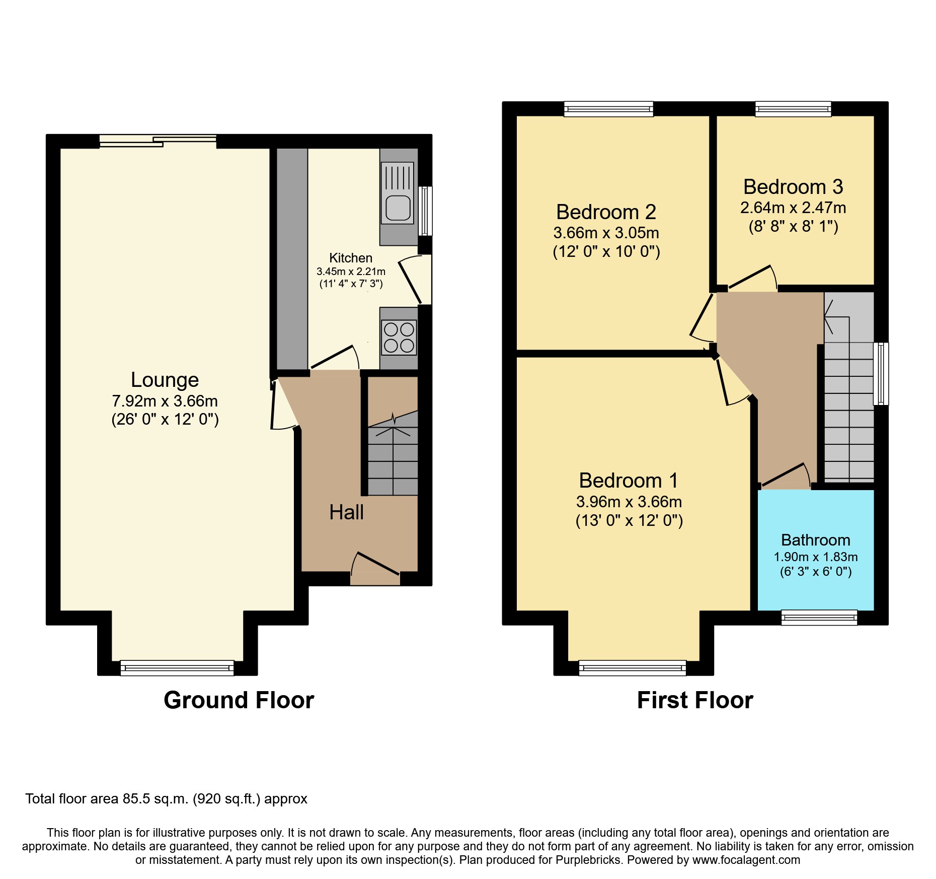 Dallow Road Luton Lu1 3 Bedroom Semi Detached House For Sale