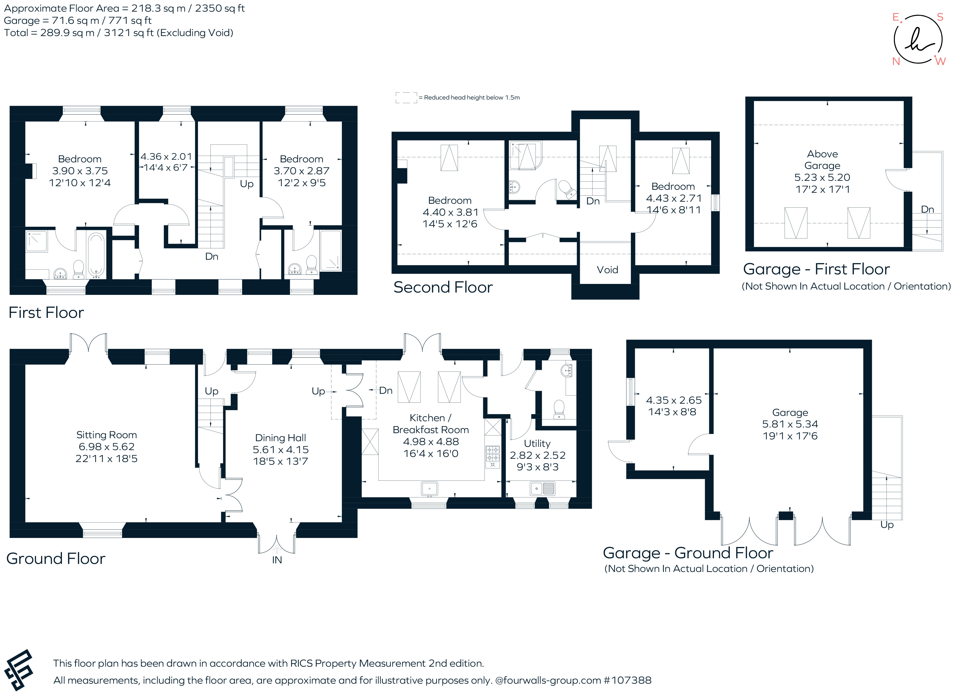 The Granary, Bidfield Farm, The Camp, Stroud floorplan