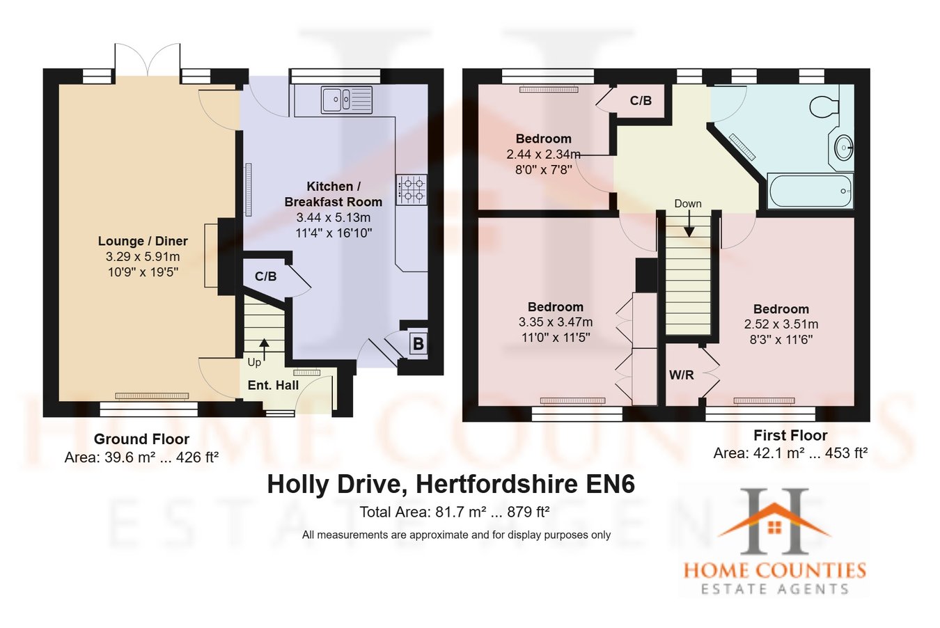 21, Holly Drive, Potters Bar floorplan