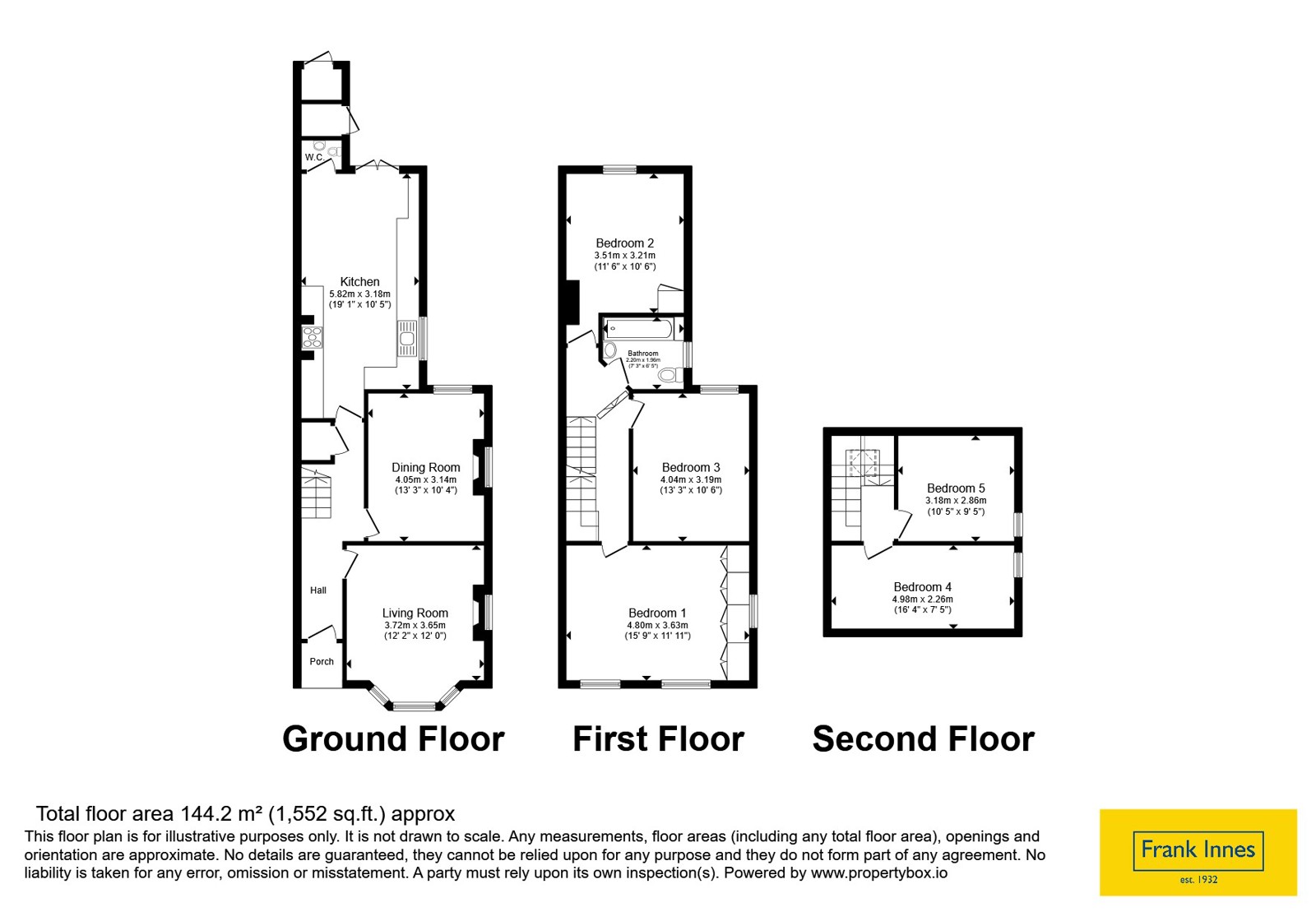 Grove, 44, North Road, Nottingham floorplan