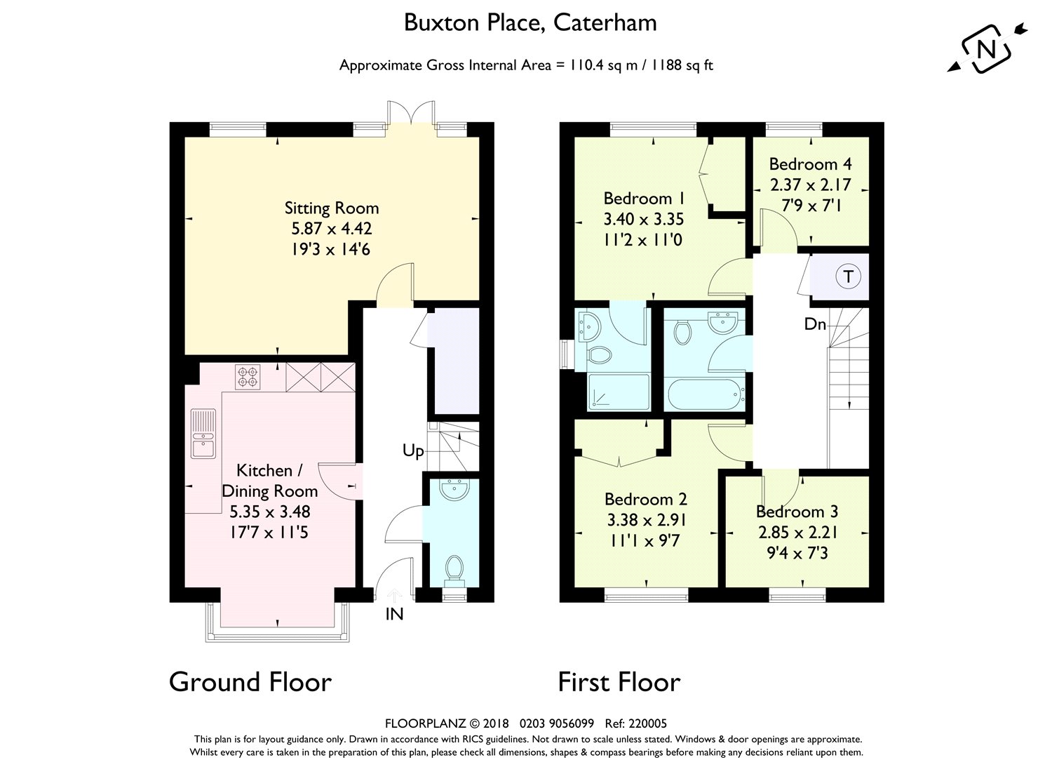 4 Bedrooms Semi-detached house for sale in Buxton Place, Caterham, Surrey CR3