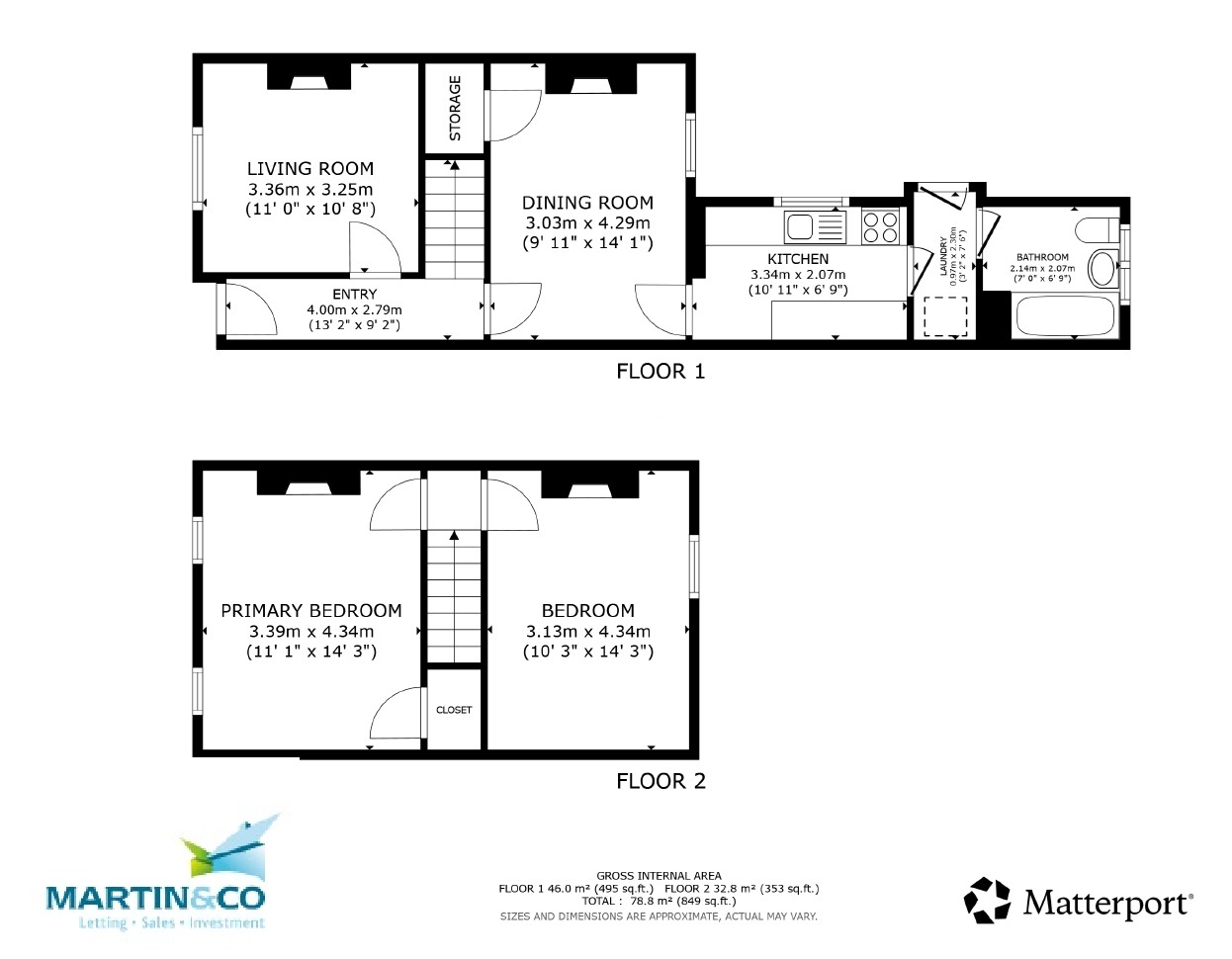 Dagmar Road, Cheltenham floorplan