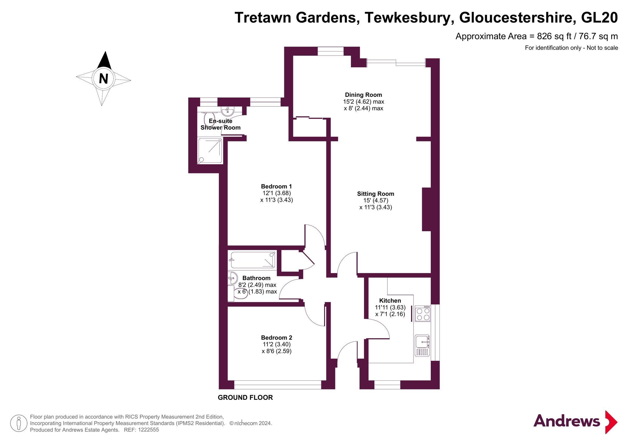 6, Tretawn Gardens, Gloucestershire floorplan